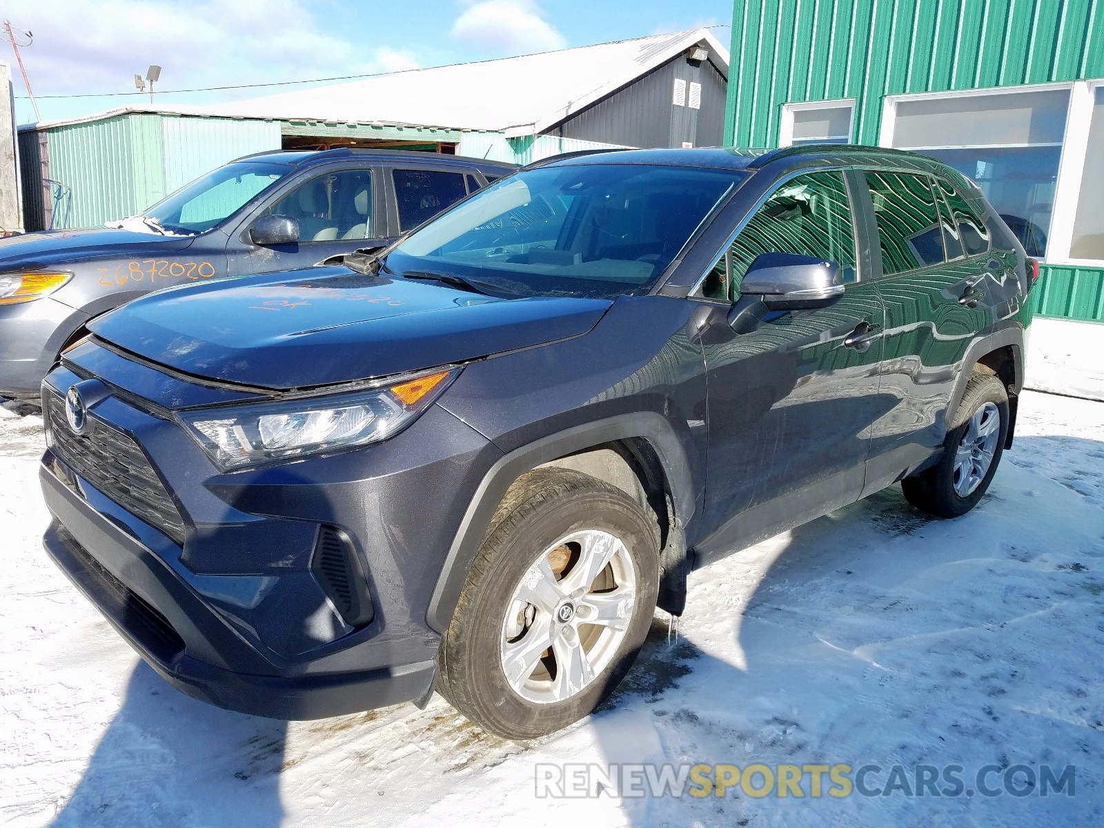 2 Photograph of a damaged car 2T3B1RFVXKW053526 TOYOTA RAV4 LE 2019