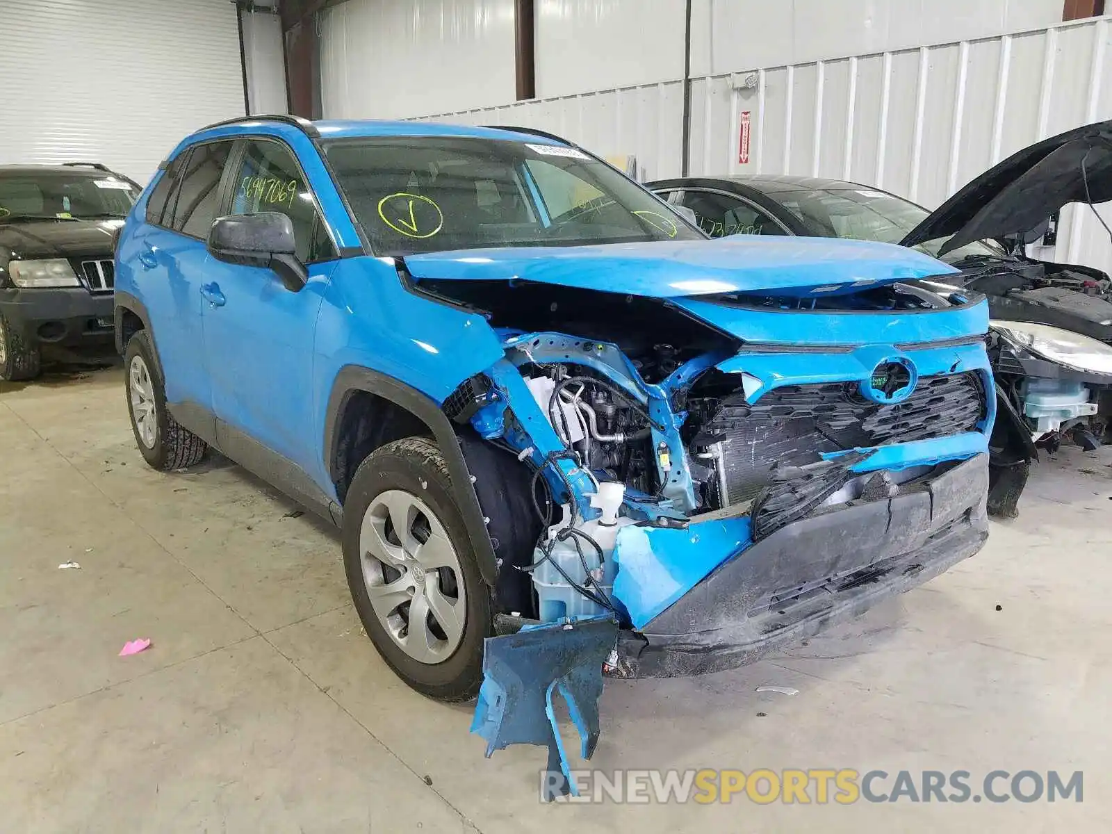 1 Photograph of a damaged car 2T3F1RFV0KC002412 TOYOTA RAV4 LE 2019