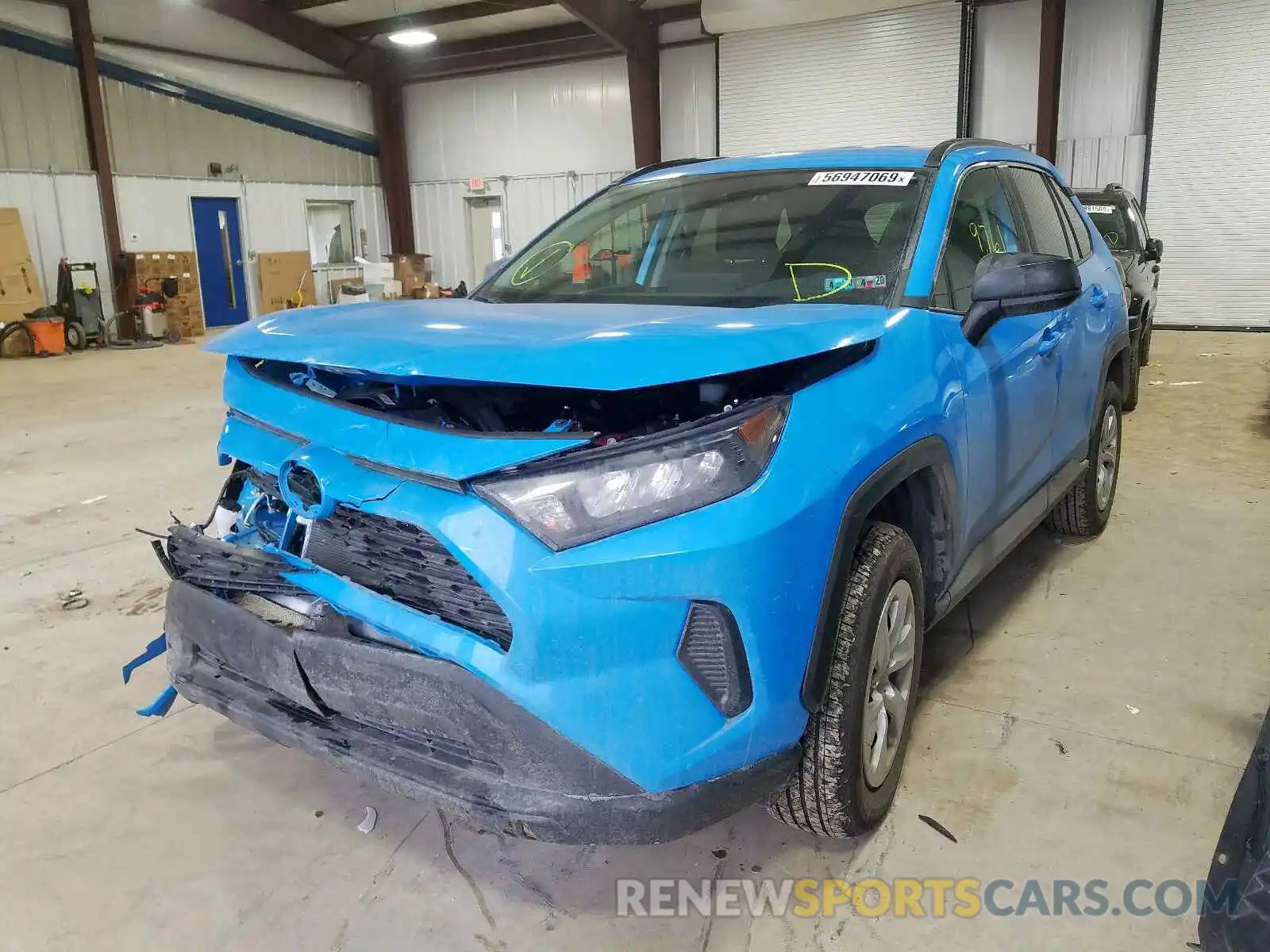 2 Photograph of a damaged car 2T3F1RFV0KC002412 TOYOTA RAV4 LE 2019