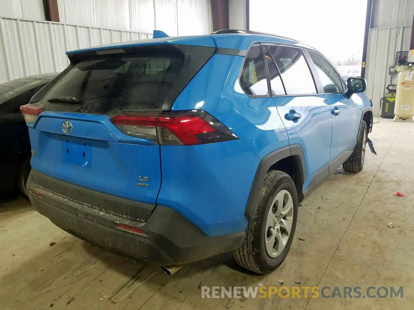 4 Photograph of a damaged car 2T3F1RFV0KC002412 TOYOTA RAV4 LE 2019