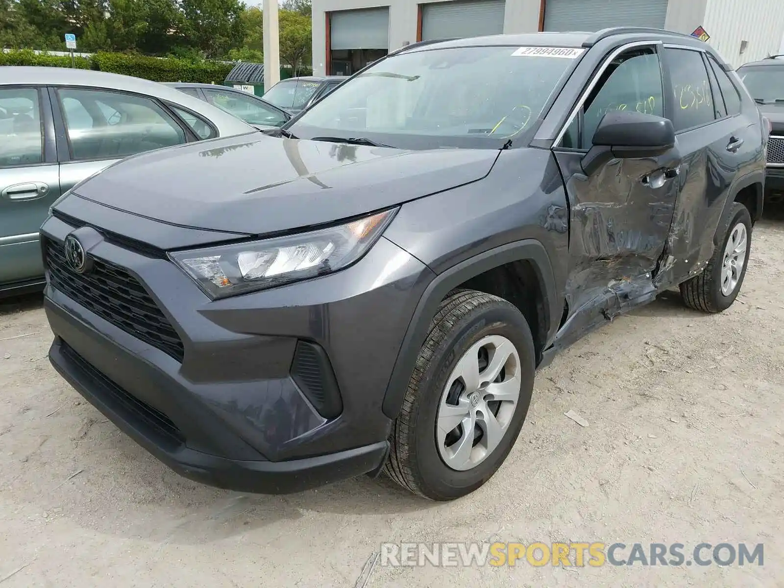 2 Photograph of a damaged car 2T3F1RFV0KW024781 TOYOTA RAV4 LE 2019