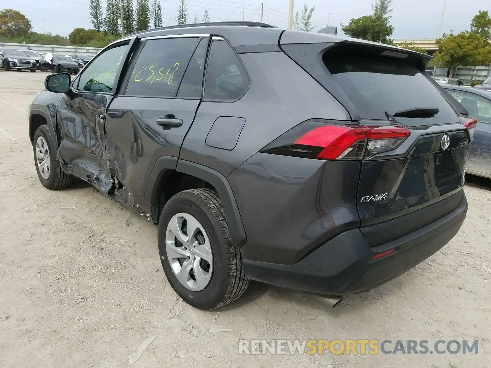 3 Photograph of a damaged car 2T3F1RFV0KW024781 TOYOTA RAV4 LE 2019