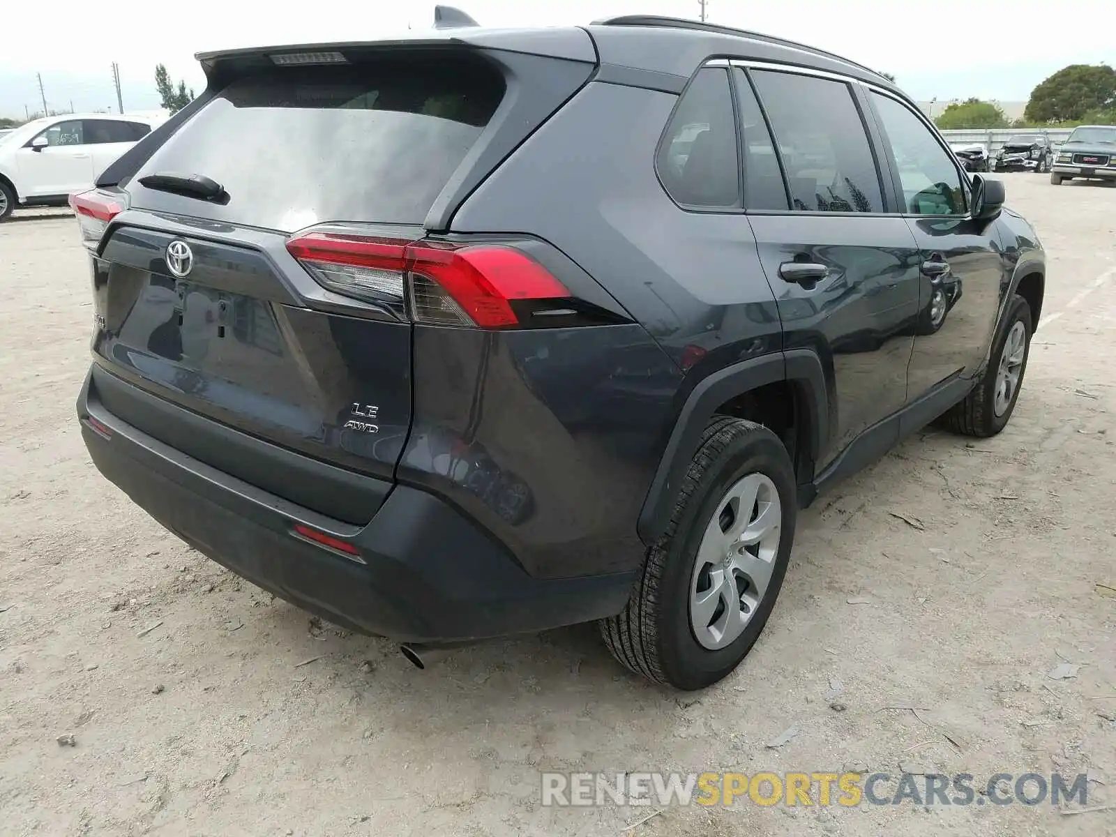 4 Photograph of a damaged car 2T3F1RFV0KW024781 TOYOTA RAV4 LE 2019