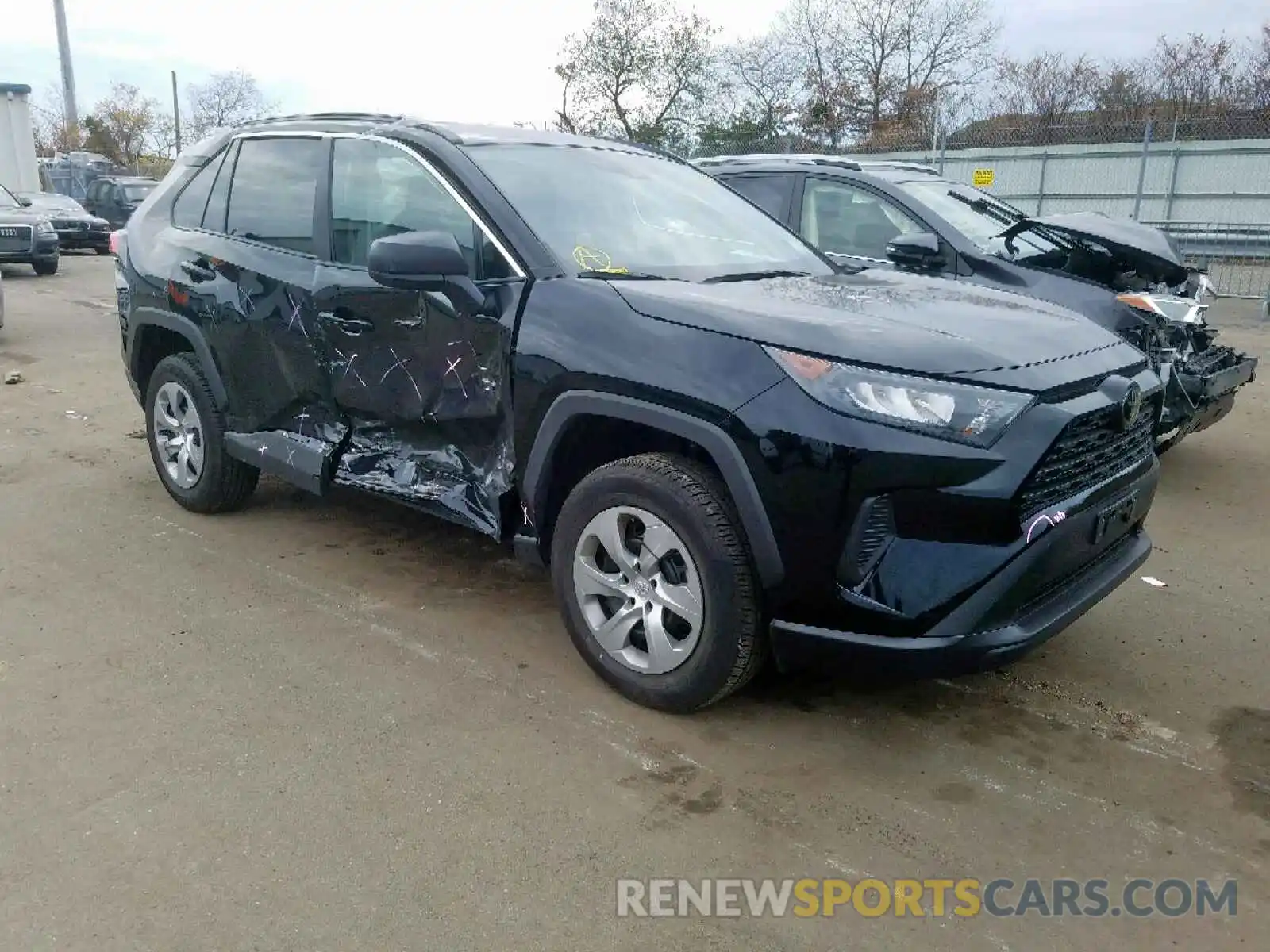 1 Photograph of a damaged car 2T3F1RFV0KW037238 TOYOTA RAV4 LE 2019