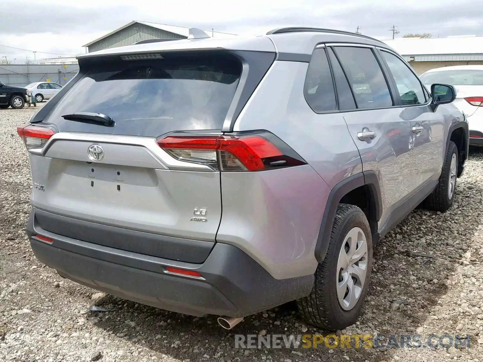 4 Photograph of a damaged car 2T3F1RFV0KW040429 TOYOTA RAV4 LE 2019