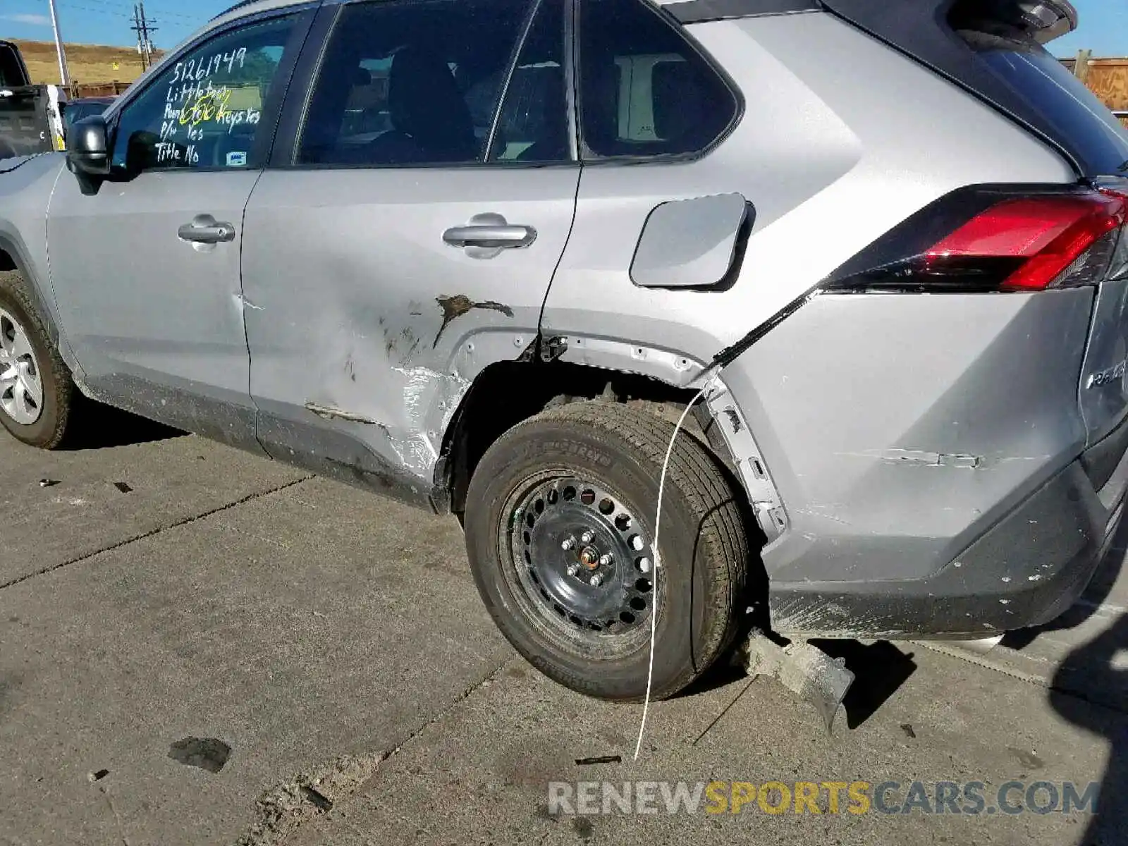 9 Фотография поврежденного автомобиля 2T3F1RFV1KW004992 TOYOTA RAV4 LE 2019
