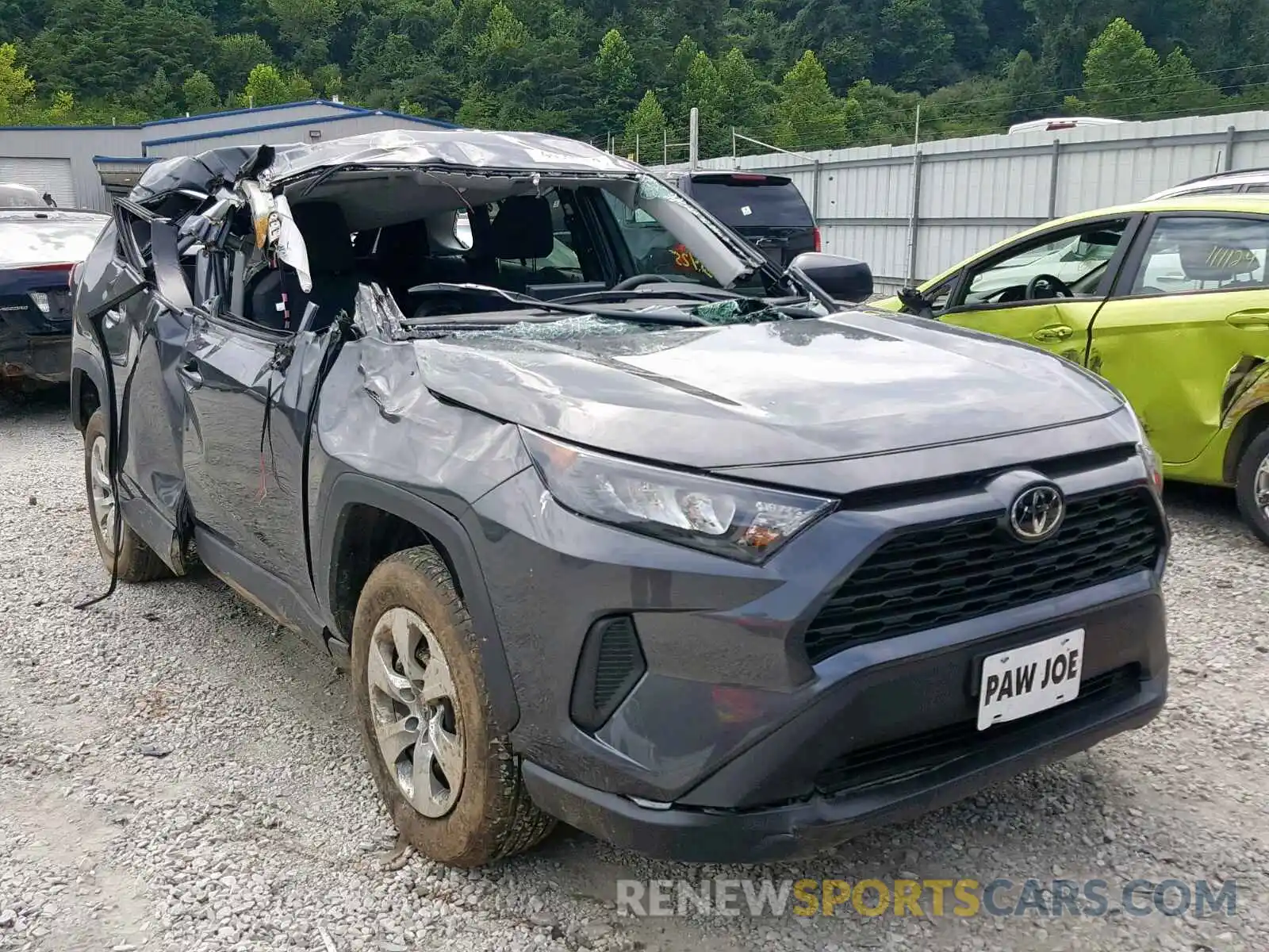 1 Фотография поврежденного автомобиля 2T3F1RFV2KW005343 TOYOTA RAV4 LE 2019