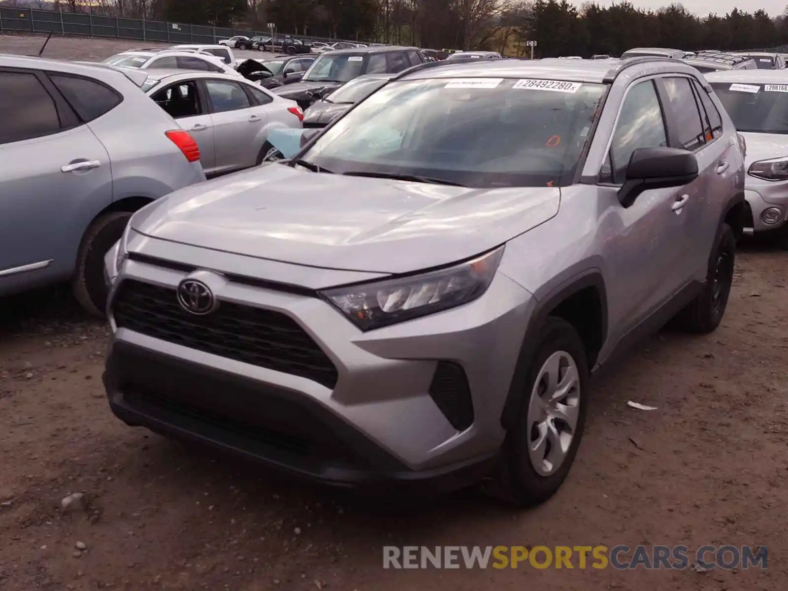 2 Photograph of a damaged car 2T3F1RFV2KW019002 TOYOTA RAV4 LE 2019