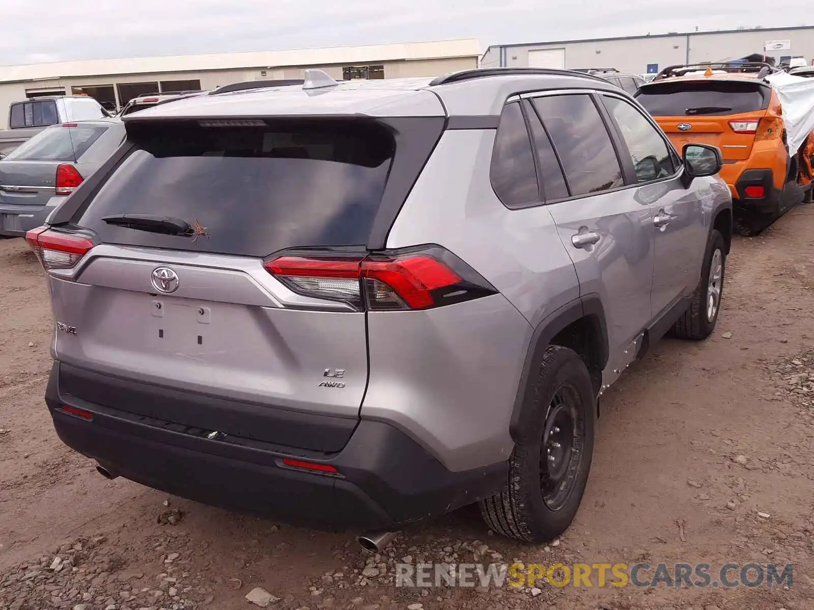 4 Photograph of a damaged car 2T3F1RFV2KW019002 TOYOTA RAV4 LE 2019