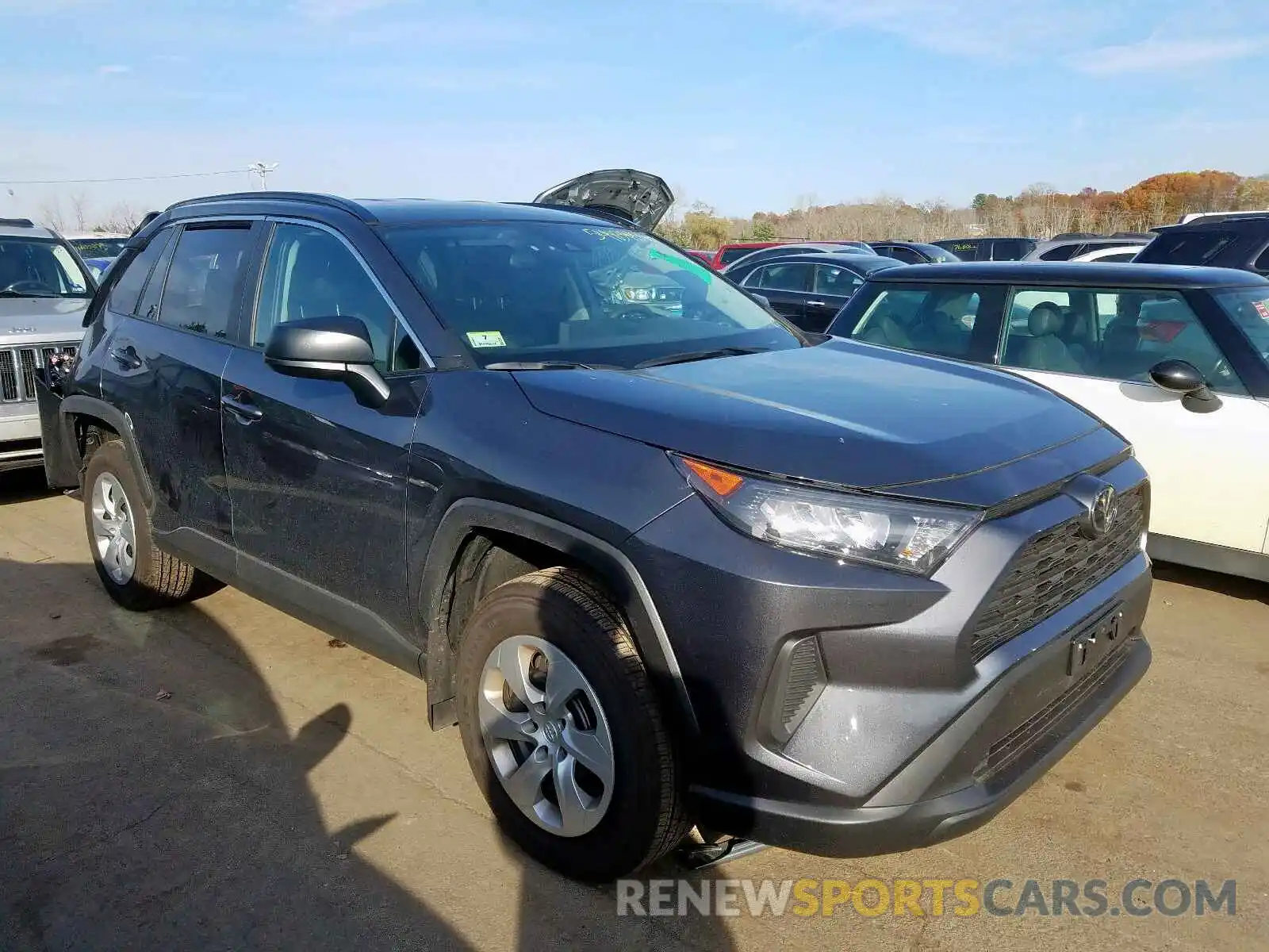 1 Photograph of a damaged car 2T3F1RFV3KC021066 TOYOTA RAV4 LE 2019