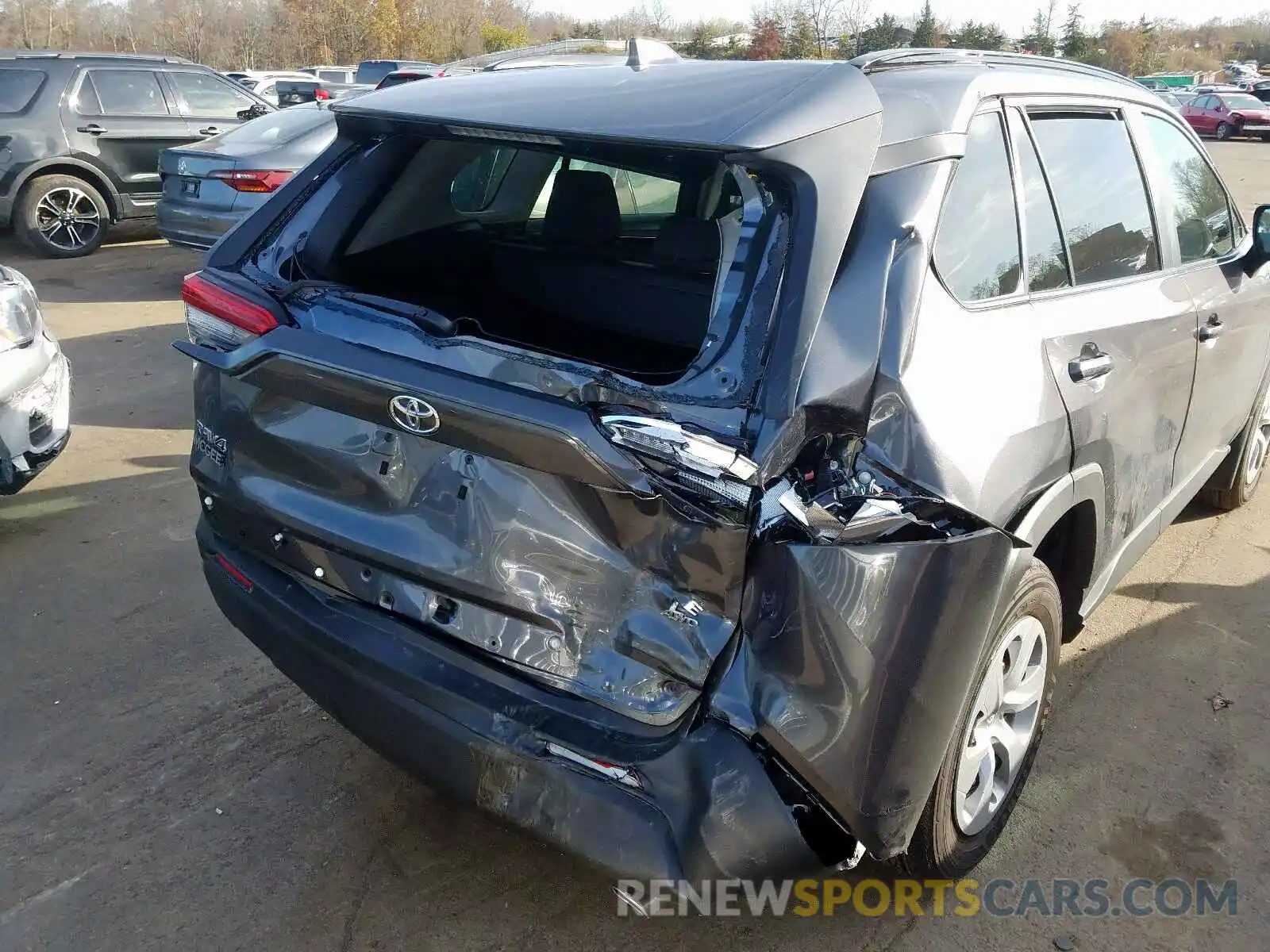 9 Photograph of a damaged car 2T3F1RFV3KC021066 TOYOTA RAV4 LE 2019