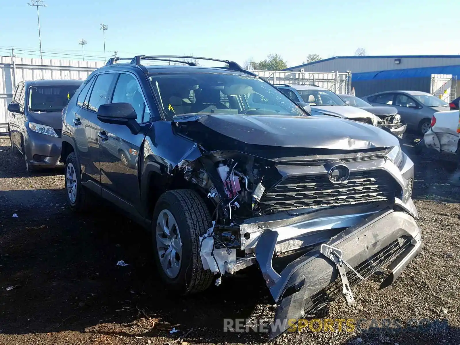 1 Photograph of a damaged car 2T3F1RFV3KC055346 TOYOTA RAV4 LE 2019