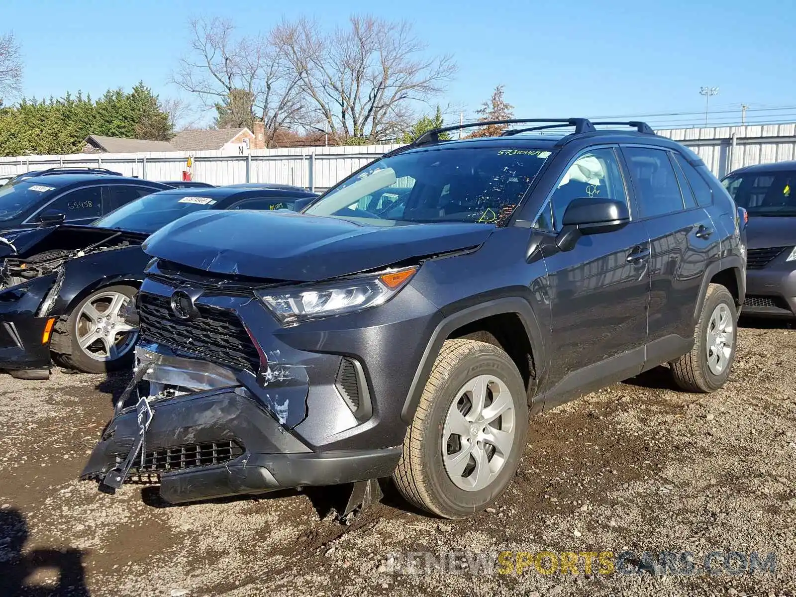 2 Photograph of a damaged car 2T3F1RFV3KC055346 TOYOTA RAV4 LE 2019