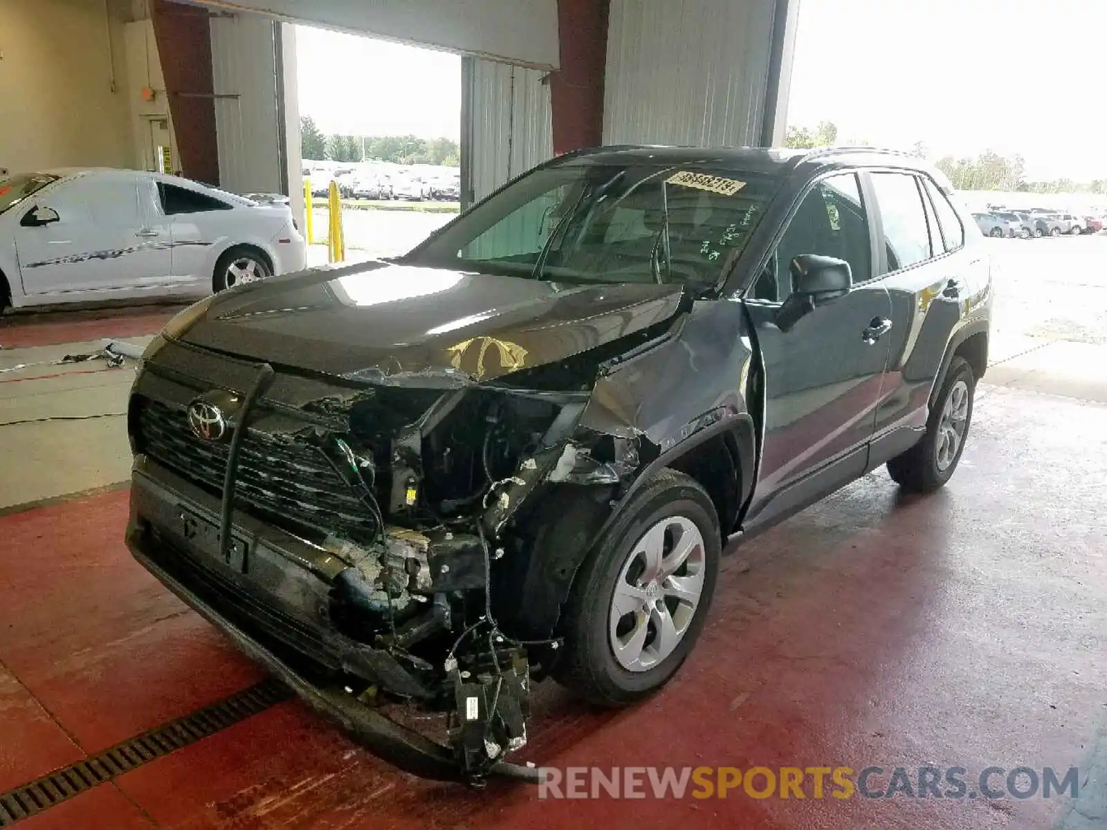 2 Photograph of a damaged car 2T3F1RFV3KW028873 TOYOTA RAV4 LE 2019