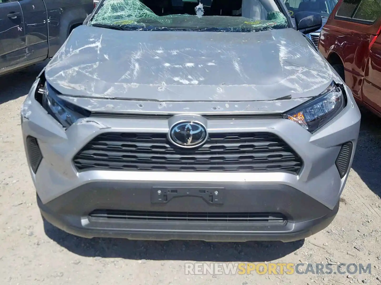 7 Photograph of a damaged car 2T3F1RFV3KW052770 TOYOTA RAV4 LE 2019