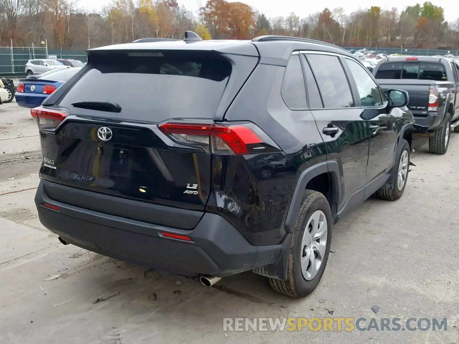 4 Photograph of a damaged car 2T3F1RFV4KC012229 TOYOTA RAV4 LE 2019