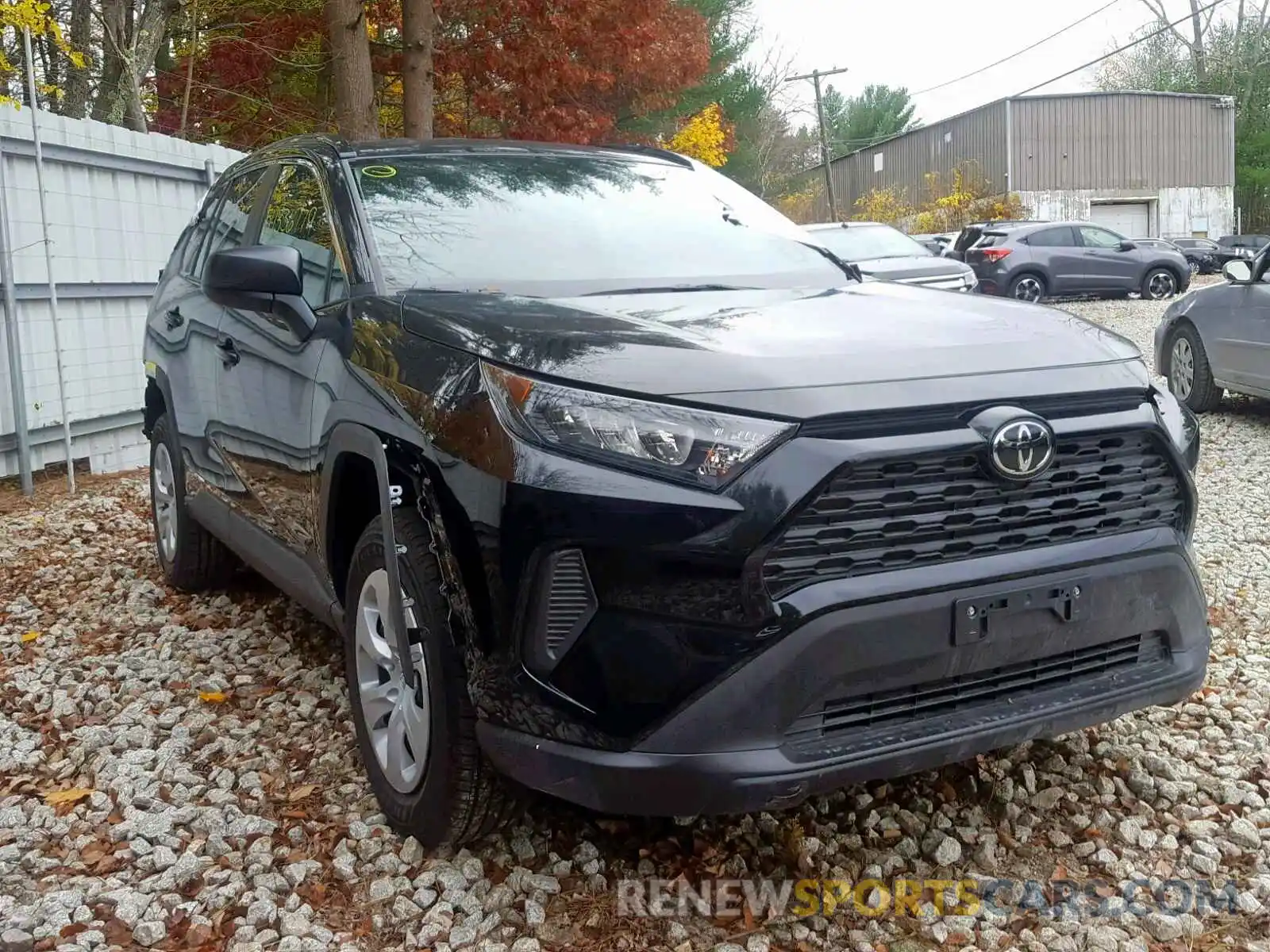 1 Photograph of a damaged car 2T3F1RFV4KC044842 TOYOTA RAV4 LE 2019