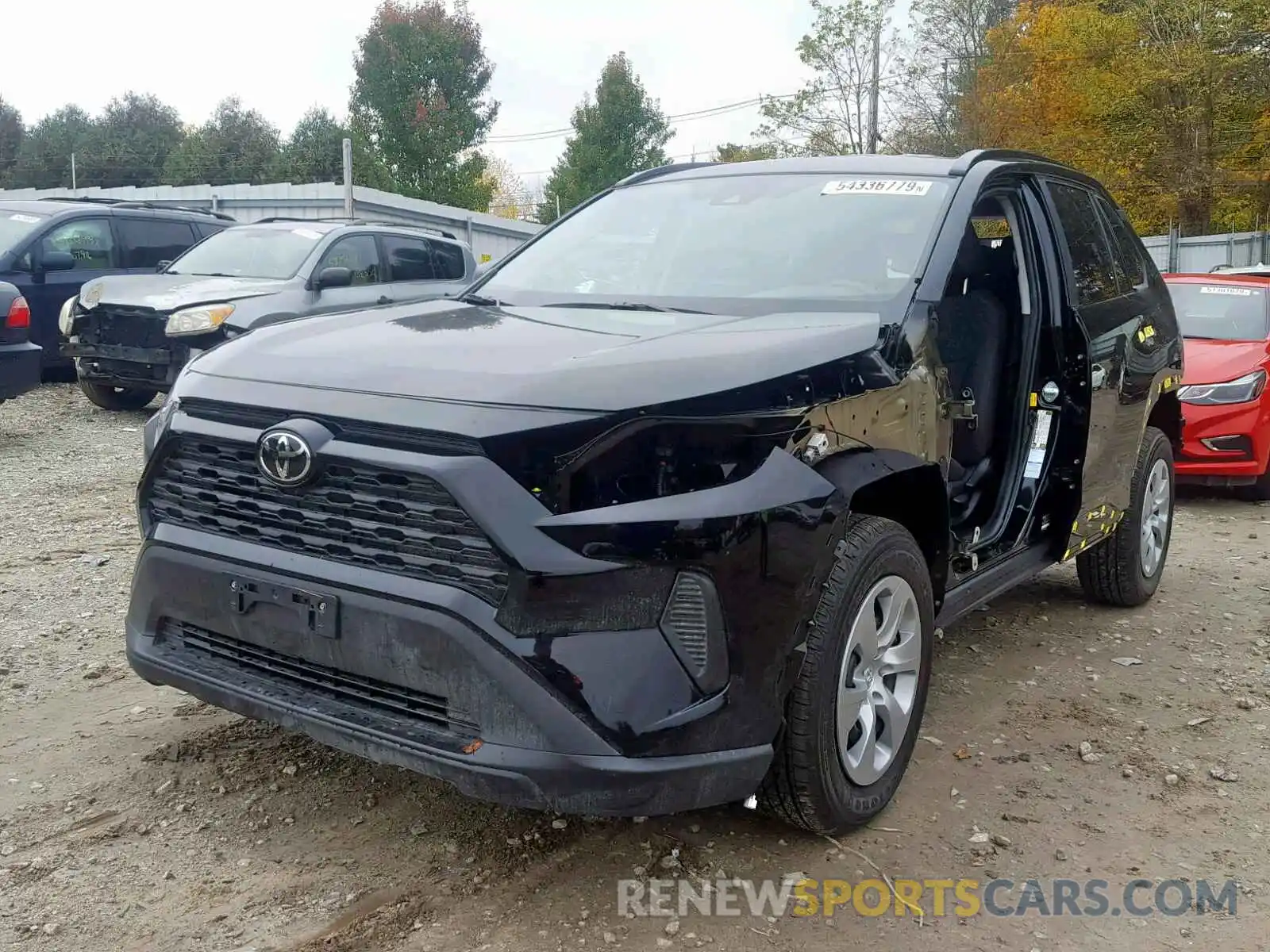 2 Photograph of a damaged car 2T3F1RFV4KC044842 TOYOTA RAV4 LE 2019