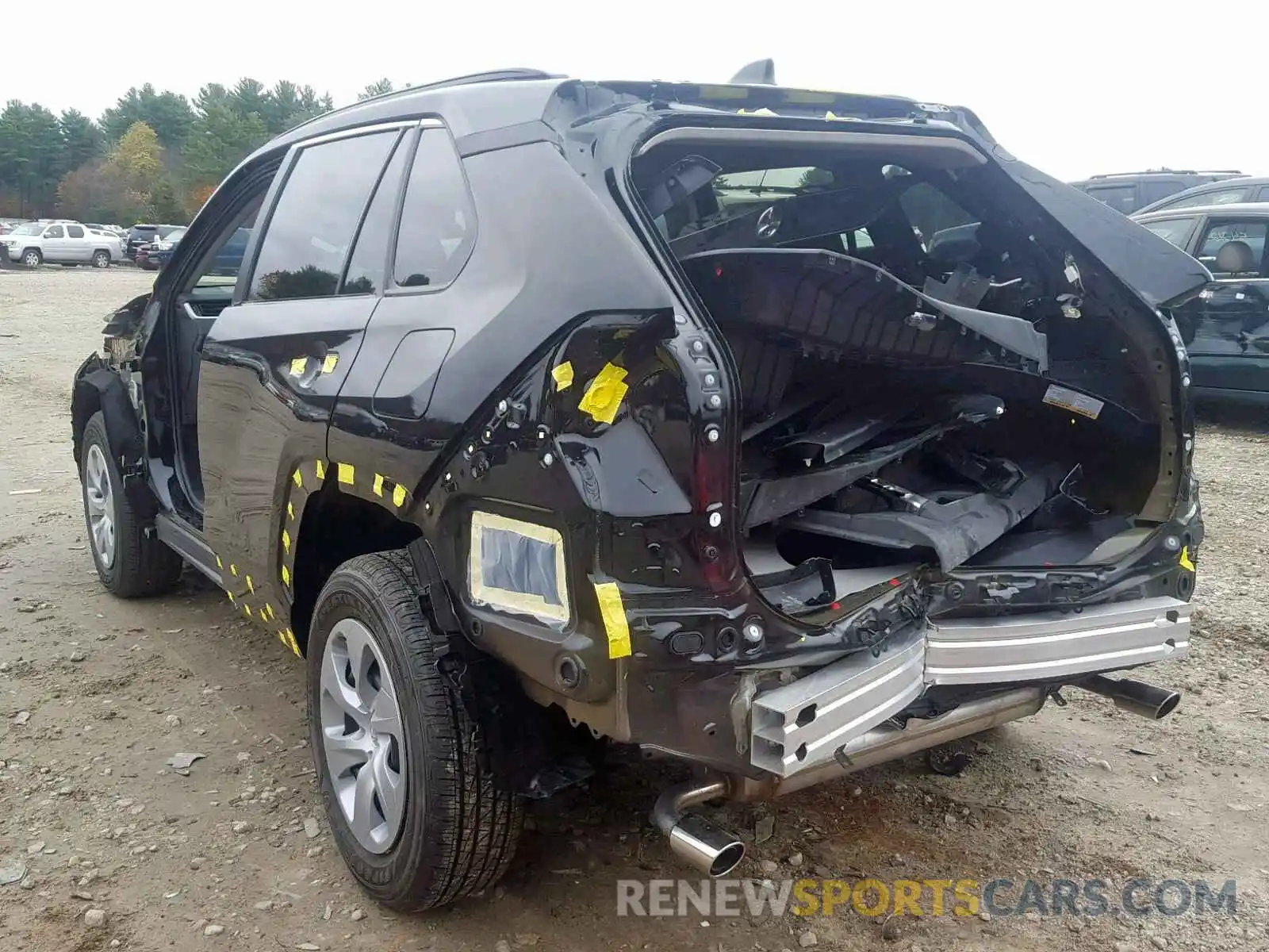 3 Photograph of a damaged car 2T3F1RFV4KC044842 TOYOTA RAV4 LE 2019