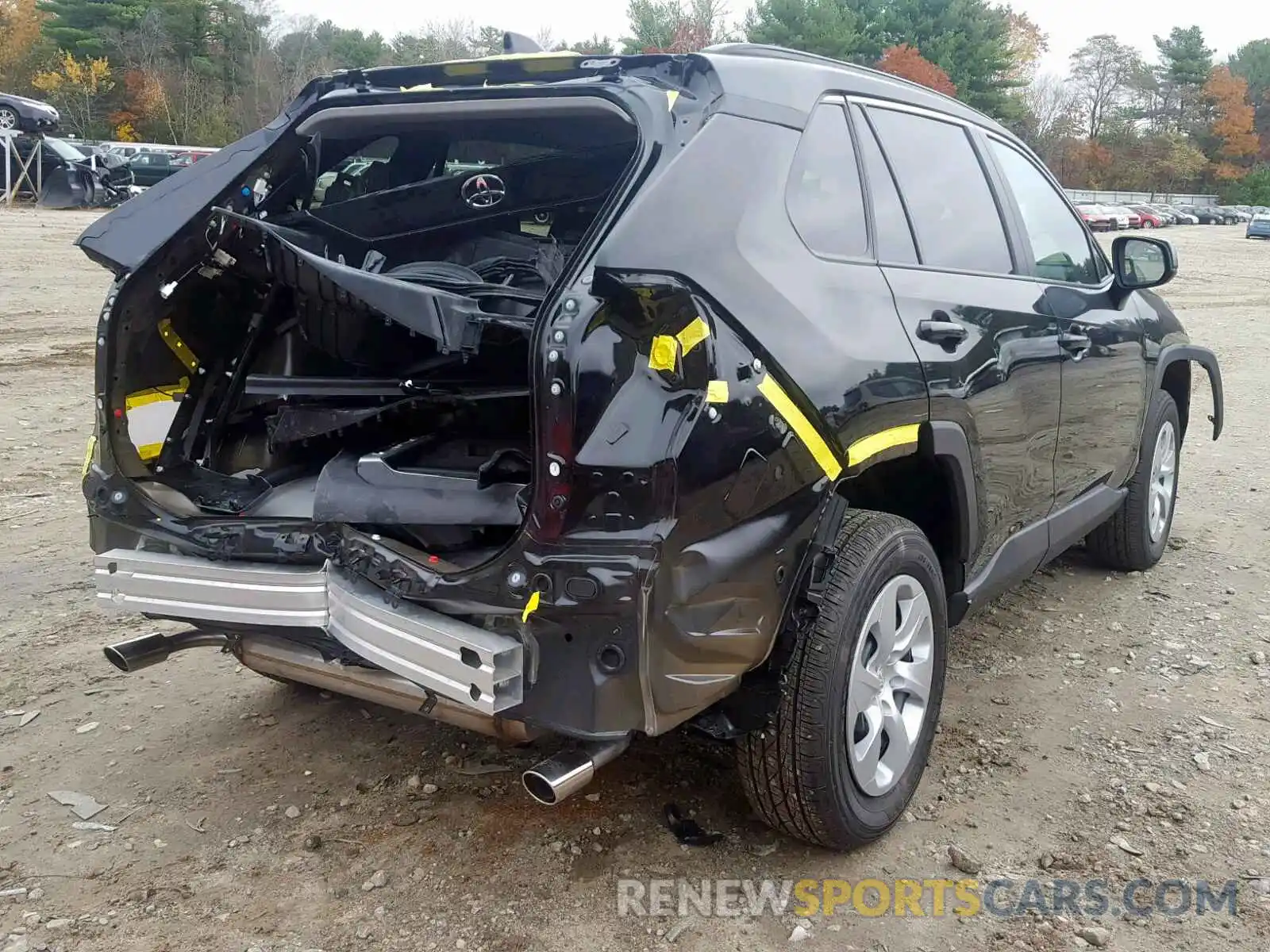 4 Photograph of a damaged car 2T3F1RFV4KC044842 TOYOTA RAV4 LE 2019