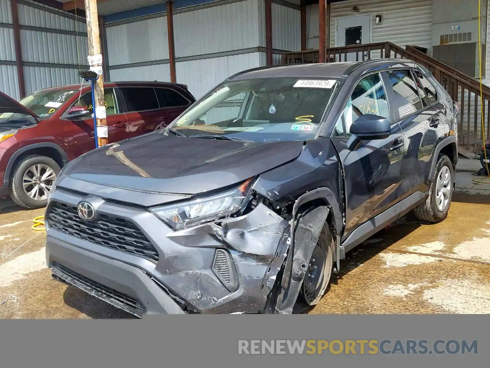 2 Photograph of a damaged car 2T3F1RFV5KW008527 TOYOTA RAV4 LE 2019