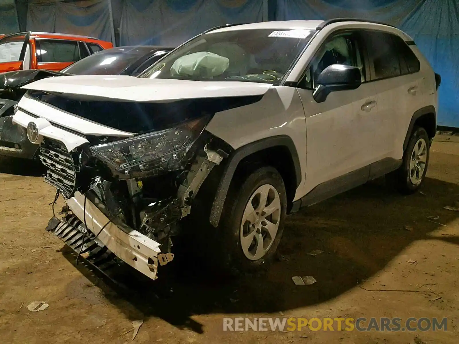 2 Photograph of a damaged car 2T3F1RFV5KW065164 TOYOTA RAV4 LE 2019