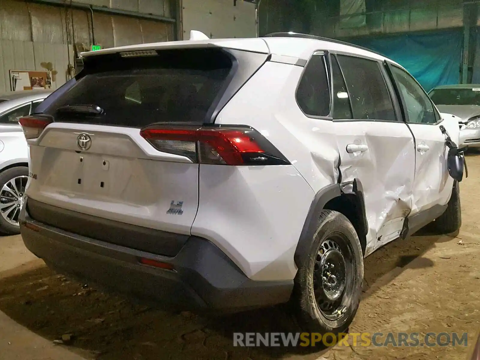 4 Photograph of a damaged car 2T3F1RFV5KW065164 TOYOTA RAV4 LE 2019