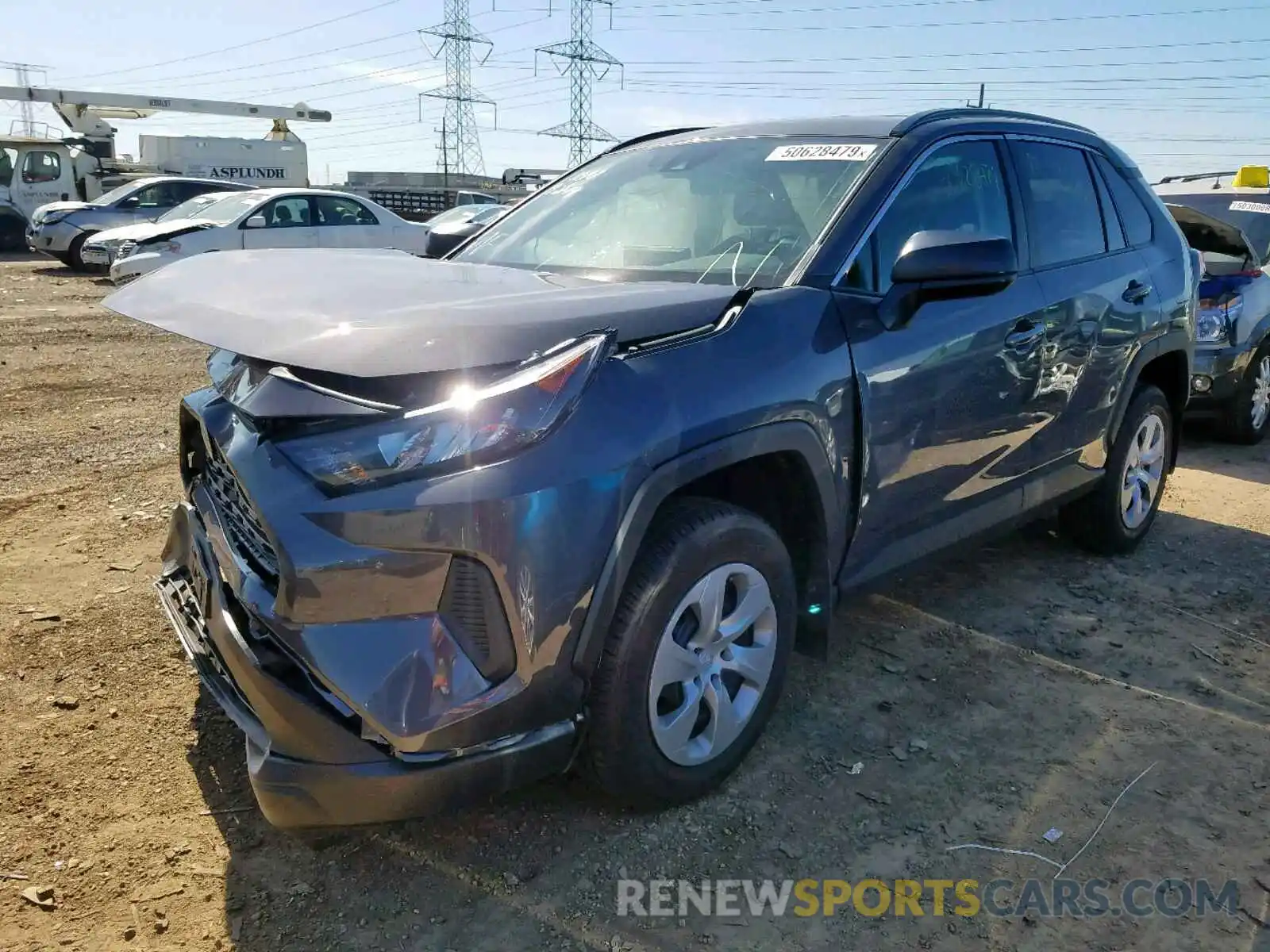 2 Photograph of a damaged car 2T3F1RFV6KW064766 TOYOTA RAV4 LE 2019