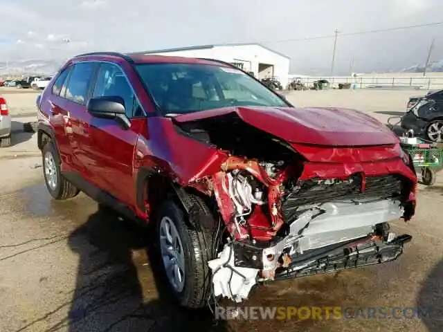 1 Photograph of a damaged car 2T3F1RFV6KW077971 TOYOTA RAV4 LE 2019
