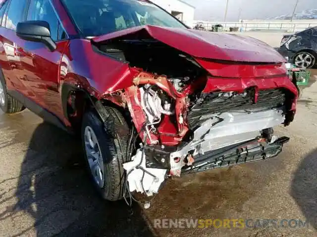 9 Photograph of a damaged car 2T3F1RFV6KW077971 TOYOTA RAV4 LE 2019
