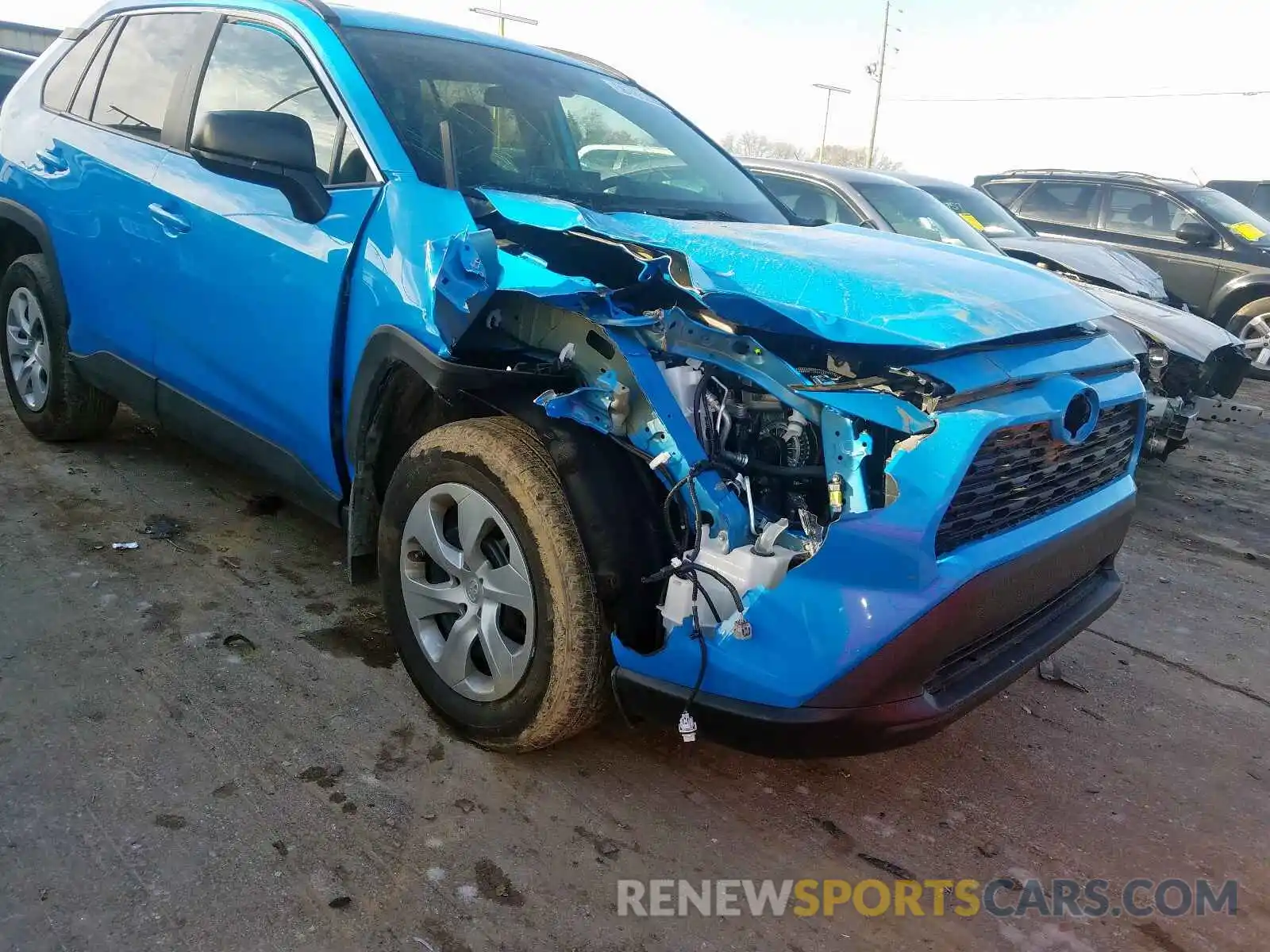 9 Photograph of a damaged car 2T3F1RFV7KC004321 TOYOTA RAV4 LE 2019