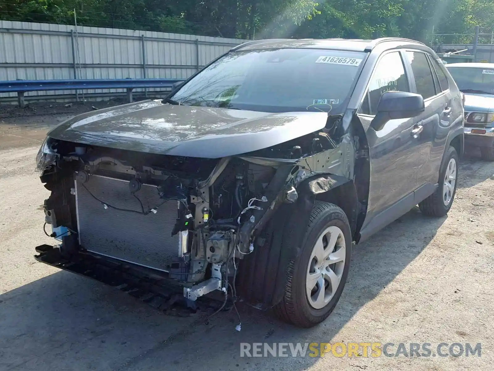 2 Photograph of a damaged car 2T3F1RFV8KW042185 TOYOTA RAV4 LE 2019