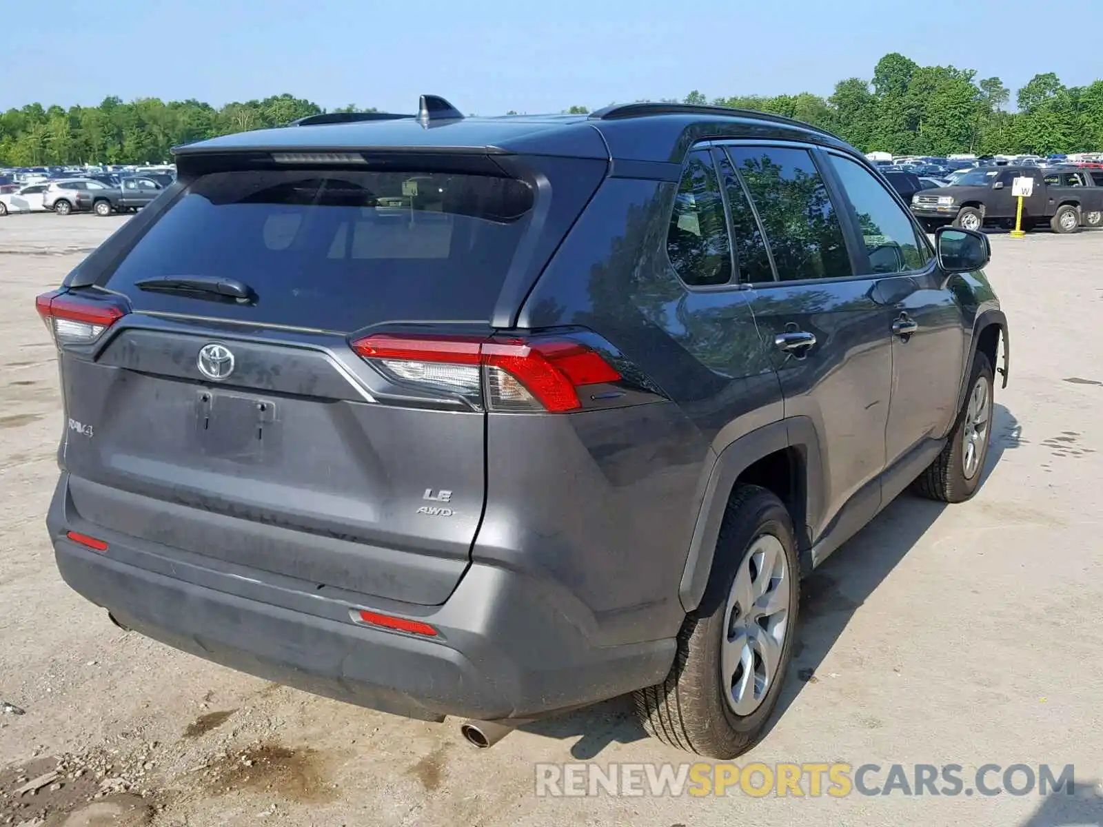 4 Photograph of a damaged car 2T3F1RFV8KW042185 TOYOTA RAV4 LE 2019