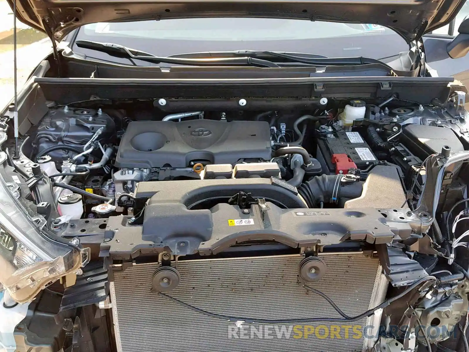 7 Photograph of a damaged car 2T3F1RFV8KW042185 TOYOTA RAV4 LE 2019