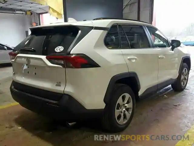 4 Photograph of a damaged car 2T3F1RFV8KW063781 TOYOTA RAV4 LE 2019