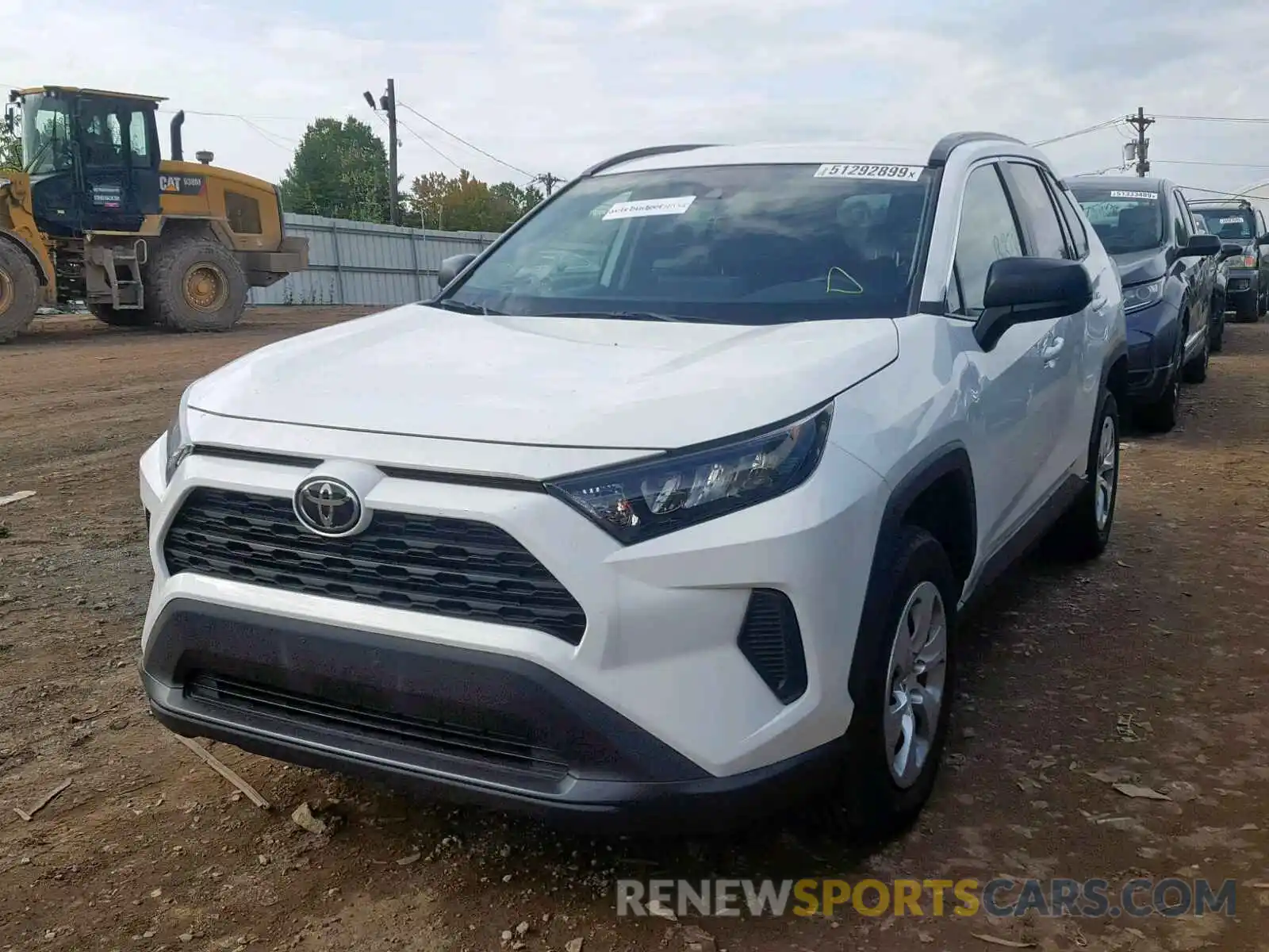 2 Photograph of a damaged car 2T3F1RFV9KW031244 TOYOTA RAV4 LE 2019