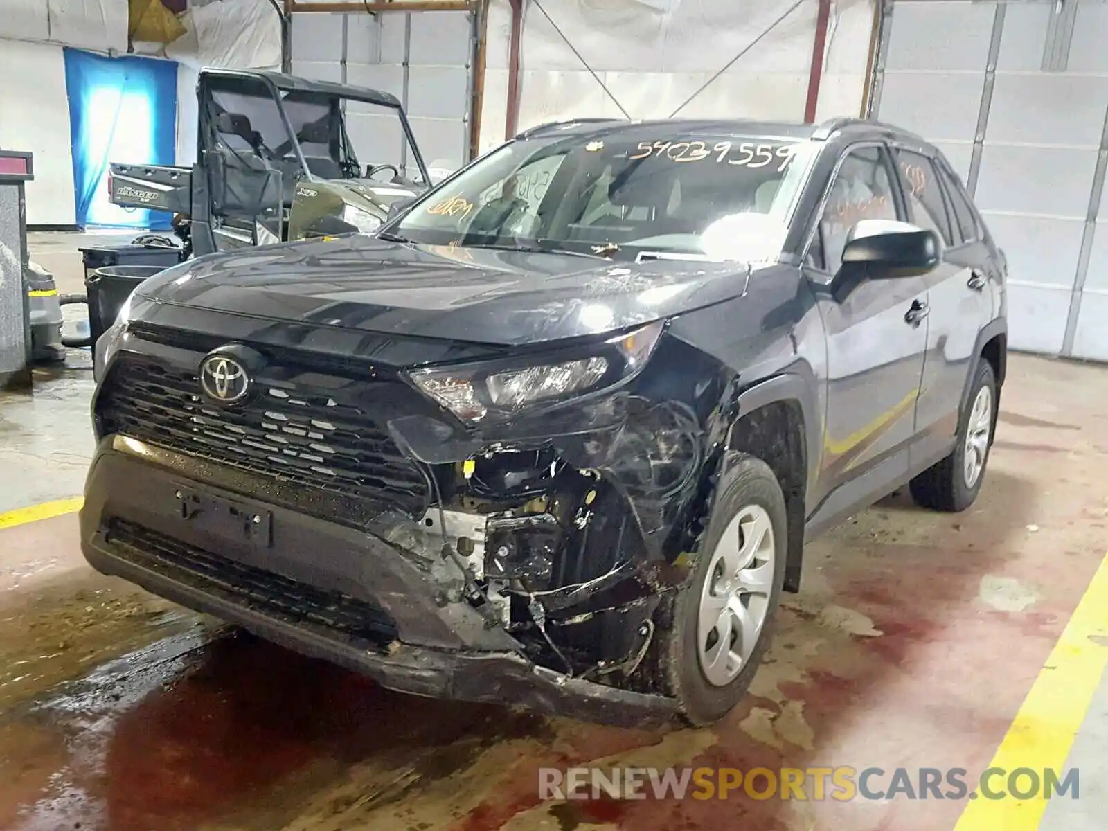 2 Photograph of a damaged car 2T3F1RFVXKC040164 TOYOTA RAV4 LE 2019