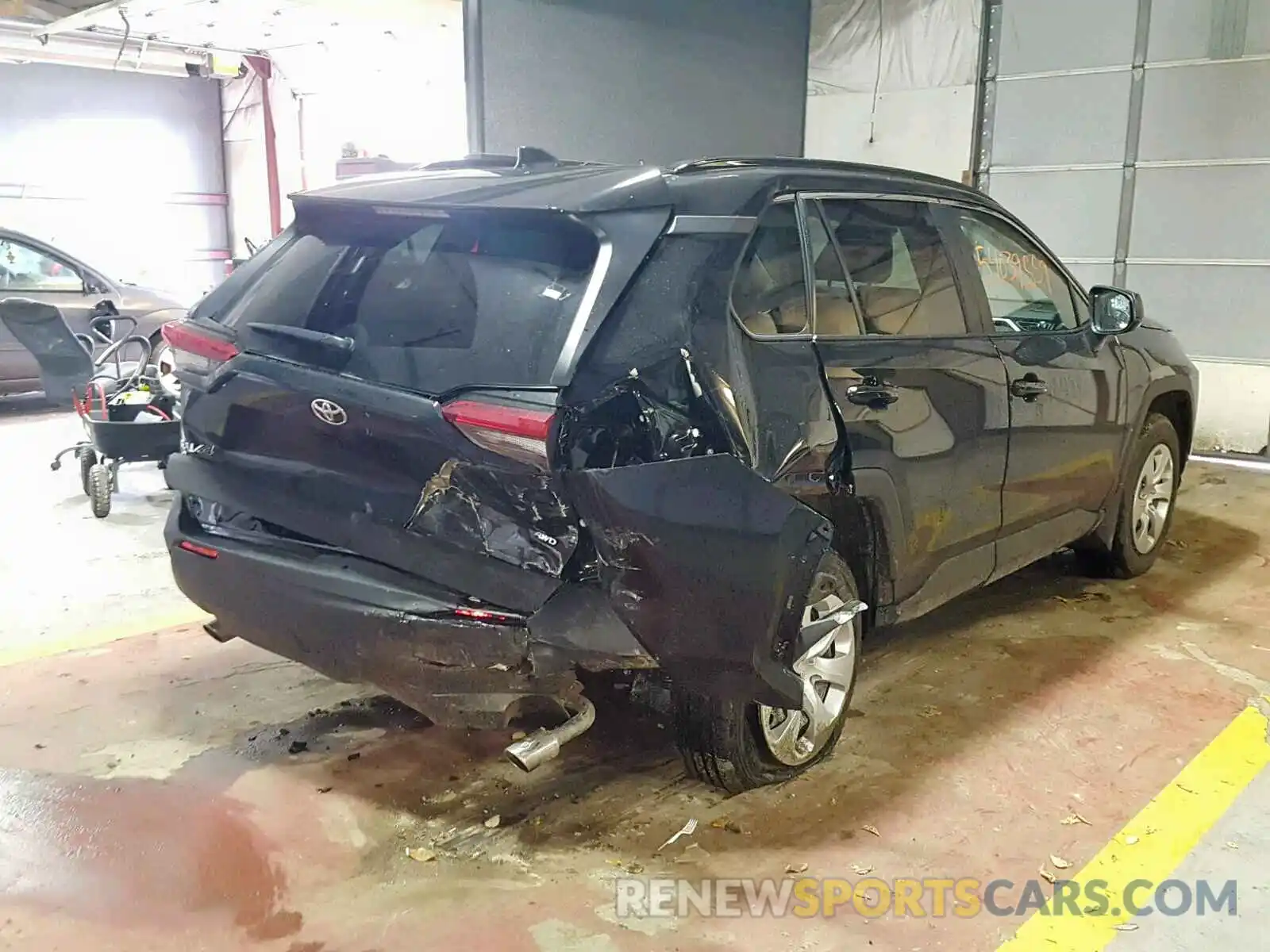 4 Photograph of a damaged car 2T3F1RFVXKC040164 TOYOTA RAV4 LE 2019