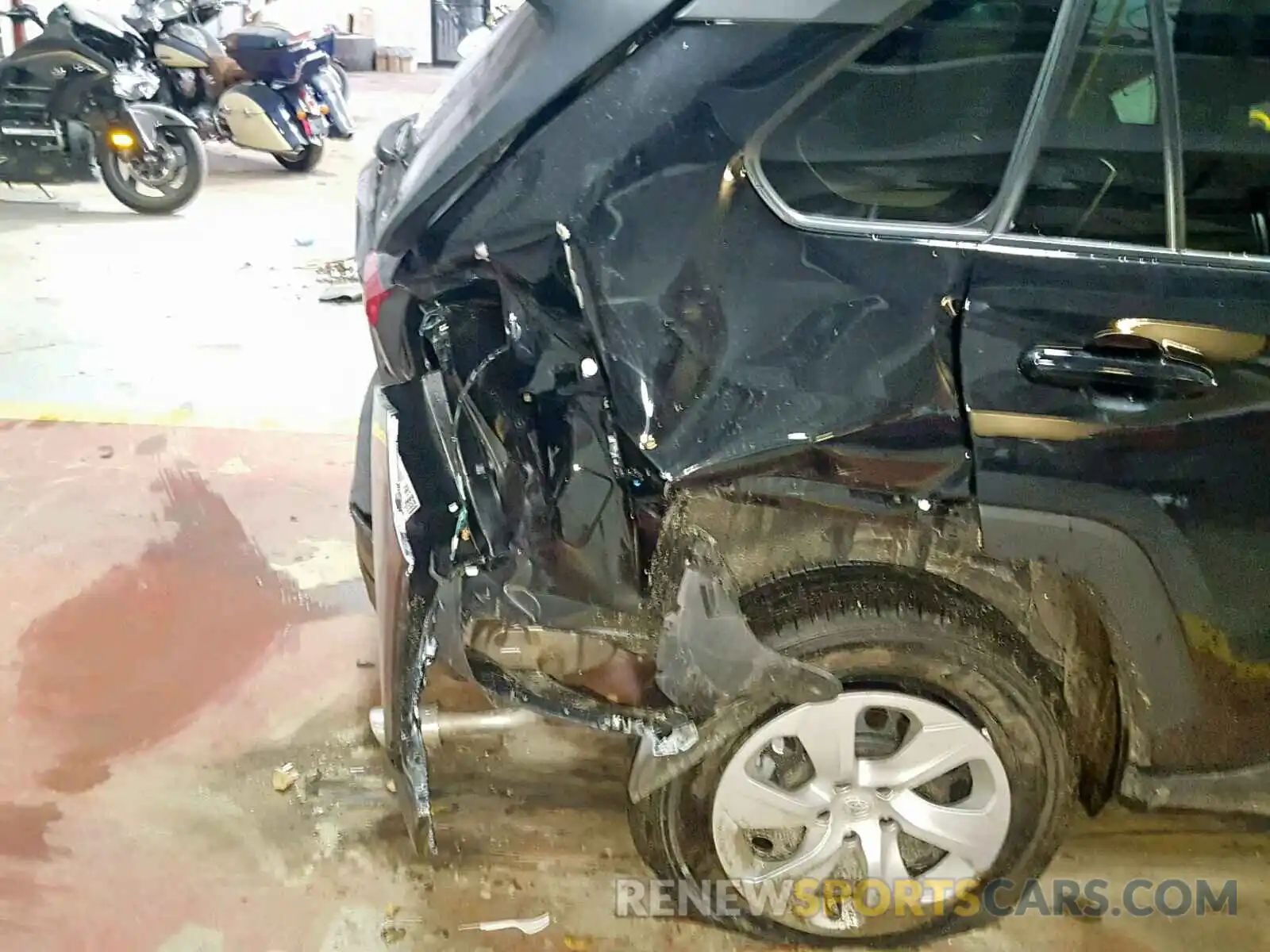 9 Photograph of a damaged car 2T3F1RFVXKC040164 TOYOTA RAV4 LE 2019