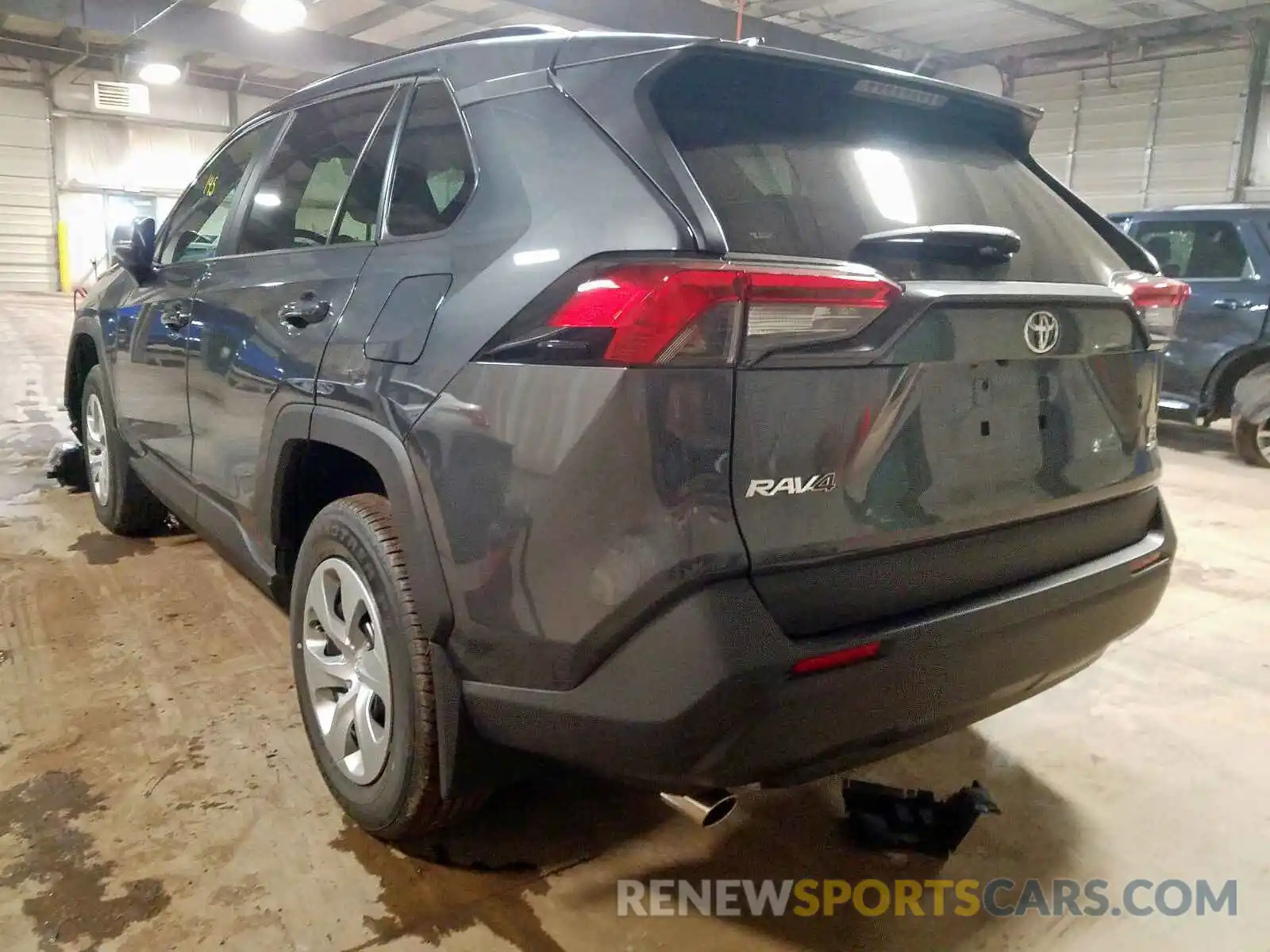 3 Photograph of a damaged car 2T3G1RFV0KW083883 TOYOTA RAV4 LE 2019