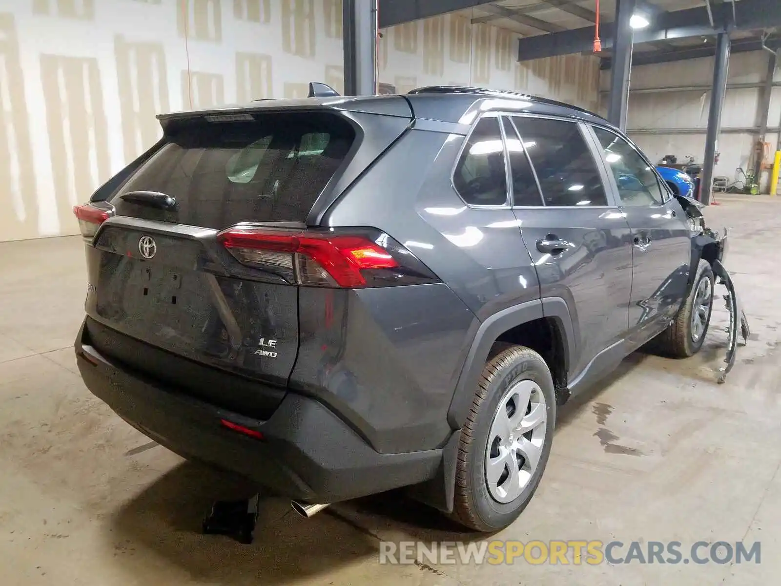 4 Photograph of a damaged car 2T3G1RFV0KW083883 TOYOTA RAV4 LE 2019