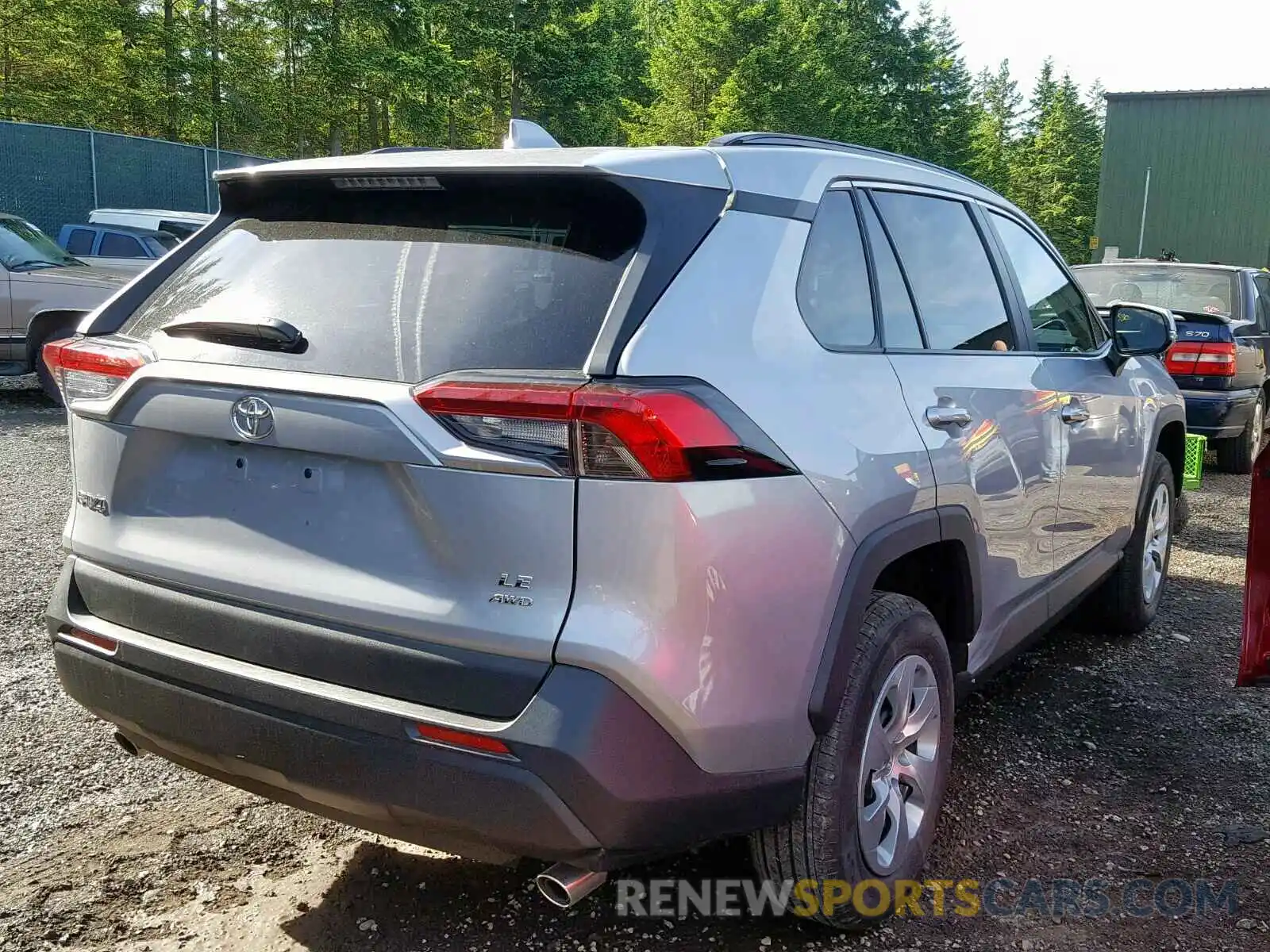 4 Photograph of a damaged car 2T3G1RFV3KW024455 TOYOTA RAV4 LE 2019