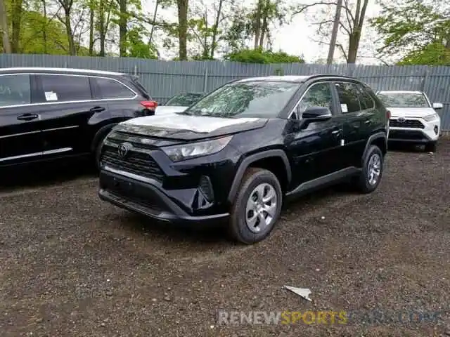 2 Photograph of a damaged car 2T3G1RFV5KW003140 TOYOTA RAV4 LE 2019