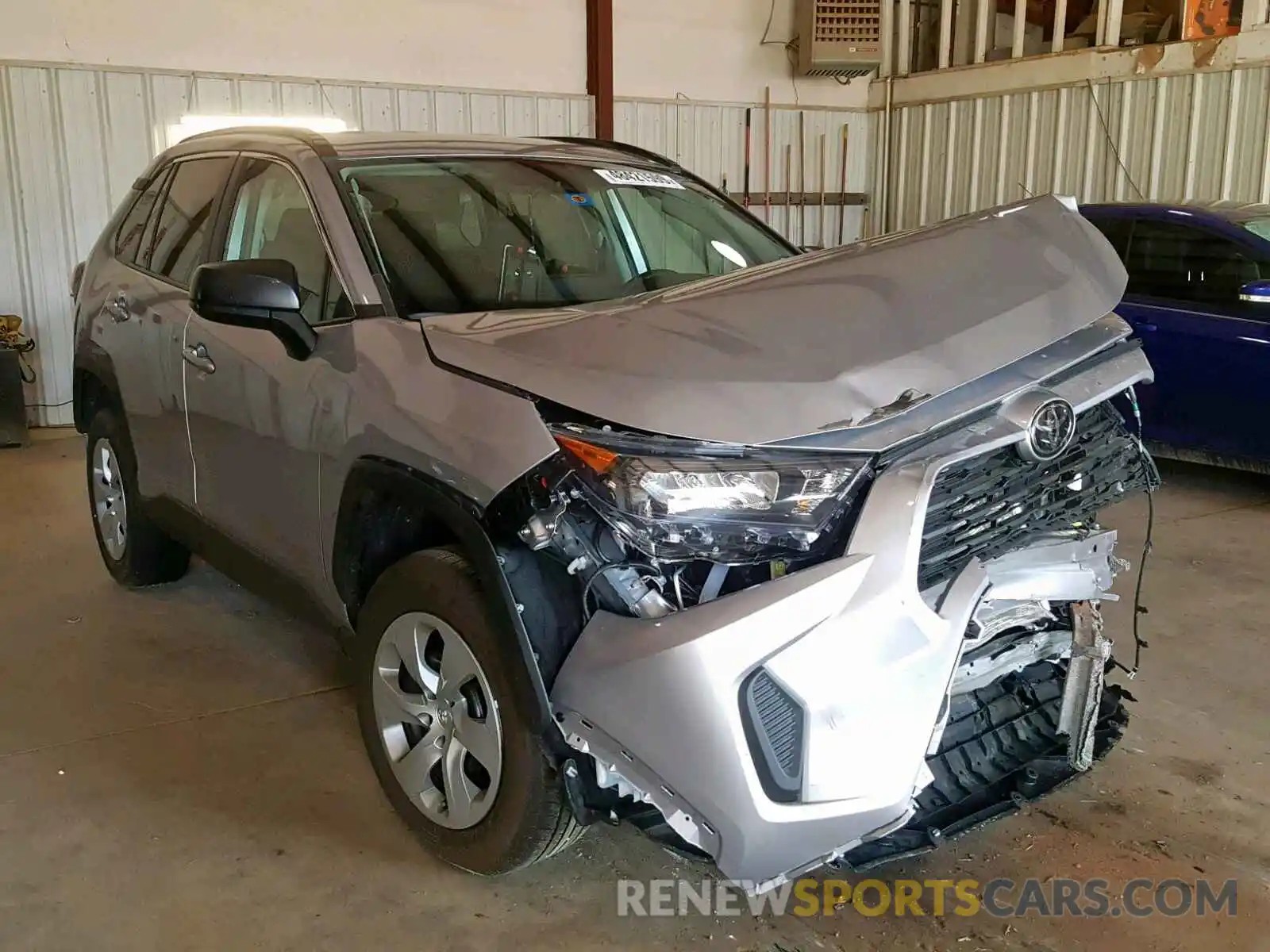 1 Photograph of a damaged car 2T3H1RFV0KC001205 TOYOTA RAV4 LE 2019