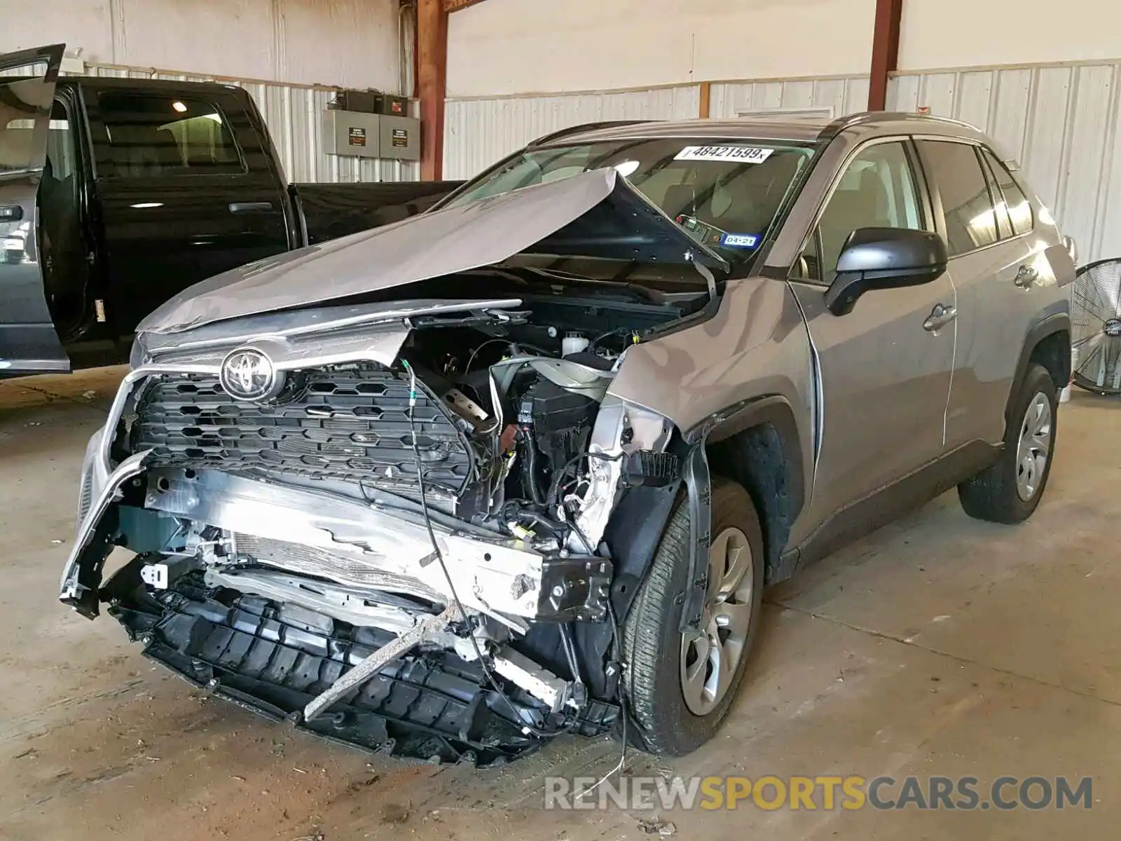 2 Photograph of a damaged car 2T3H1RFV0KC001205 TOYOTA RAV4 LE 2019