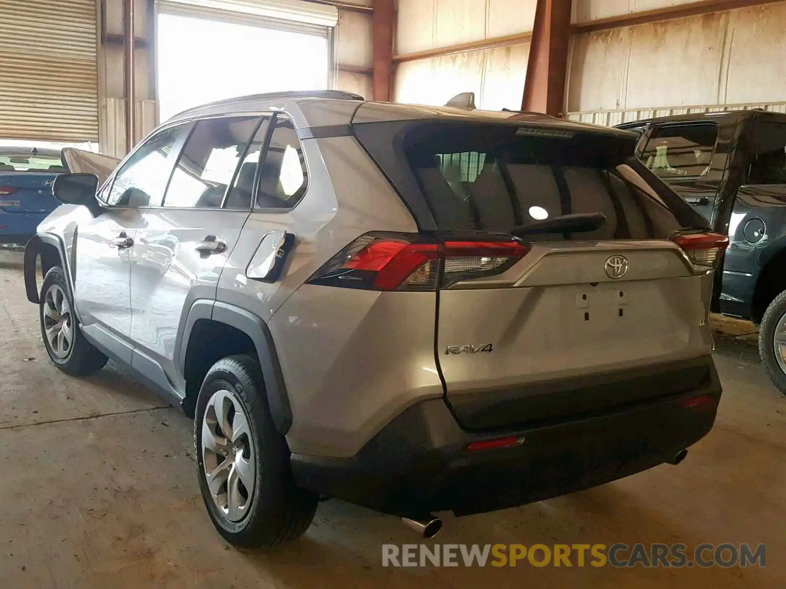 3 Photograph of a damaged car 2T3H1RFV0KC001205 TOYOTA RAV4 LE 2019