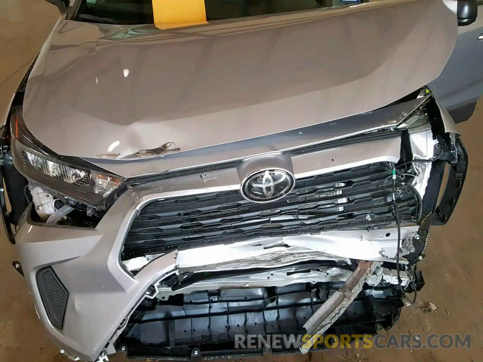 7 Photograph of a damaged car 2T3H1RFV0KC001205 TOYOTA RAV4 LE 2019