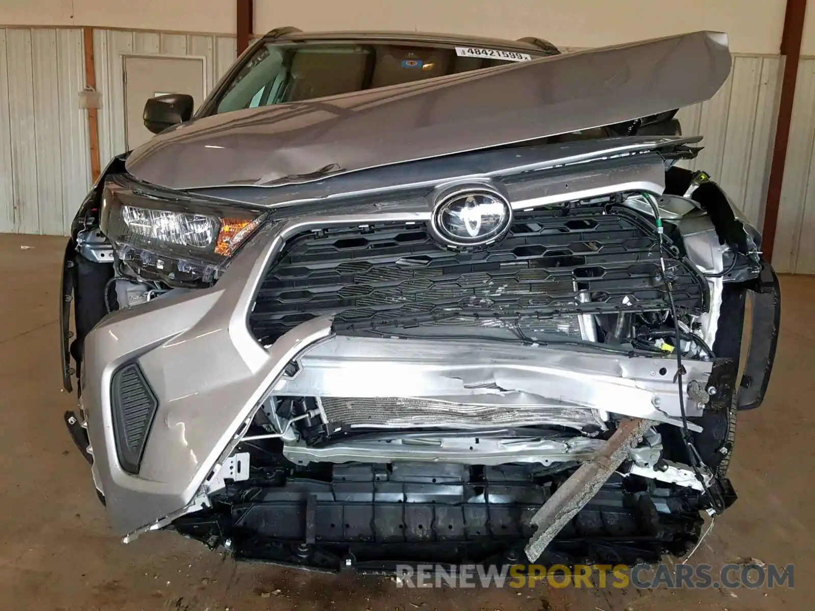 9 Photograph of a damaged car 2T3H1RFV0KC001205 TOYOTA RAV4 LE 2019