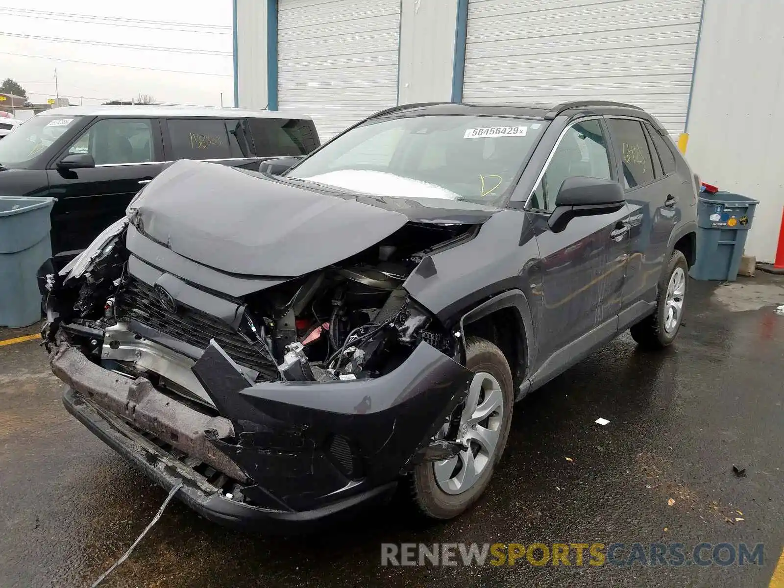 2 Photograph of a damaged car 2T3H1RFV0KW003504 TOYOTA RAV4 LE 2019