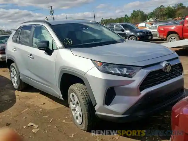 1 Photograph of a damaged car 2T3H1RFV0KW013675 TOYOTA RAV4 LE 2019